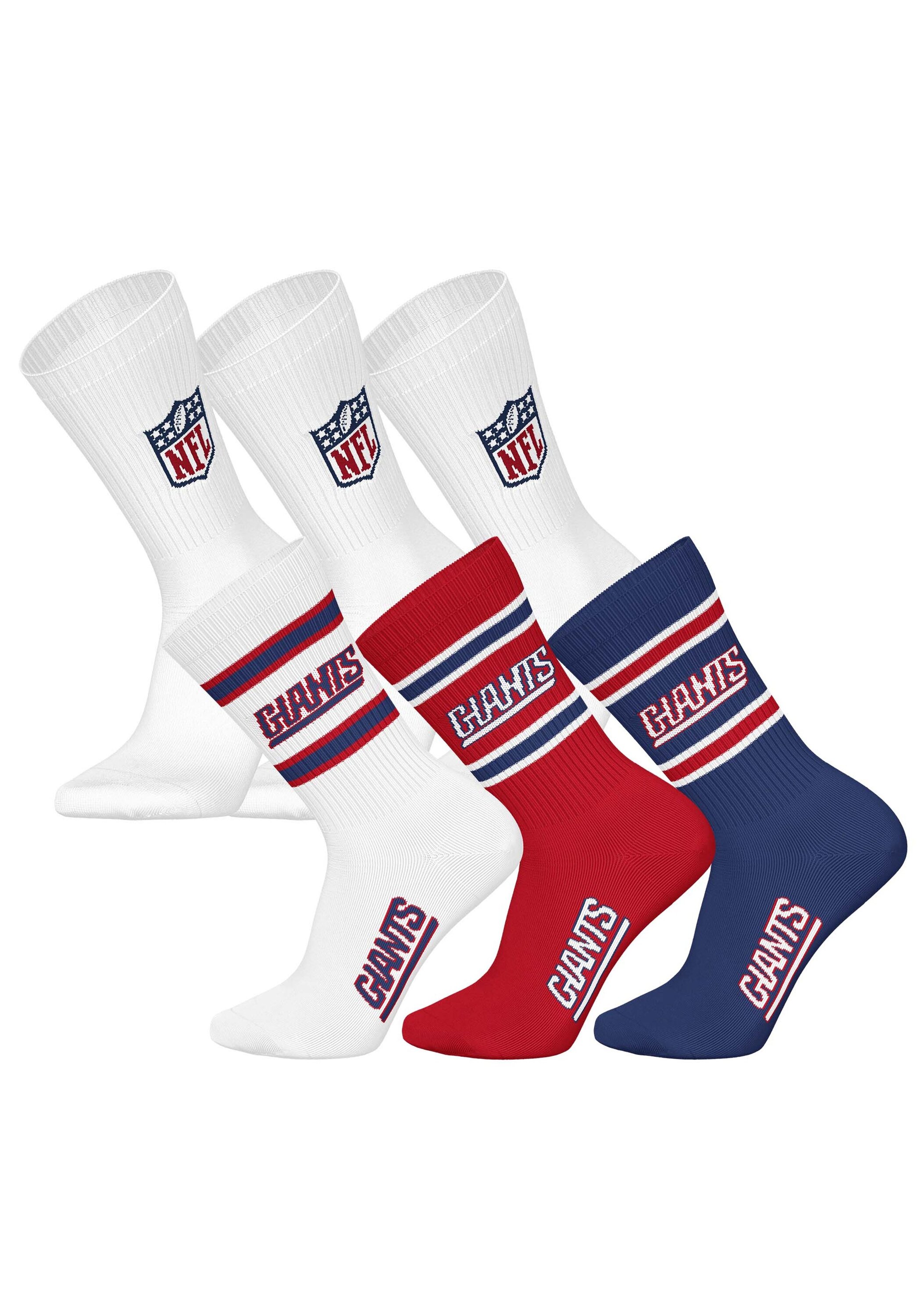NFL Kurzsocken "Socken NFL 6Pack Crew Socks 6er Pack"