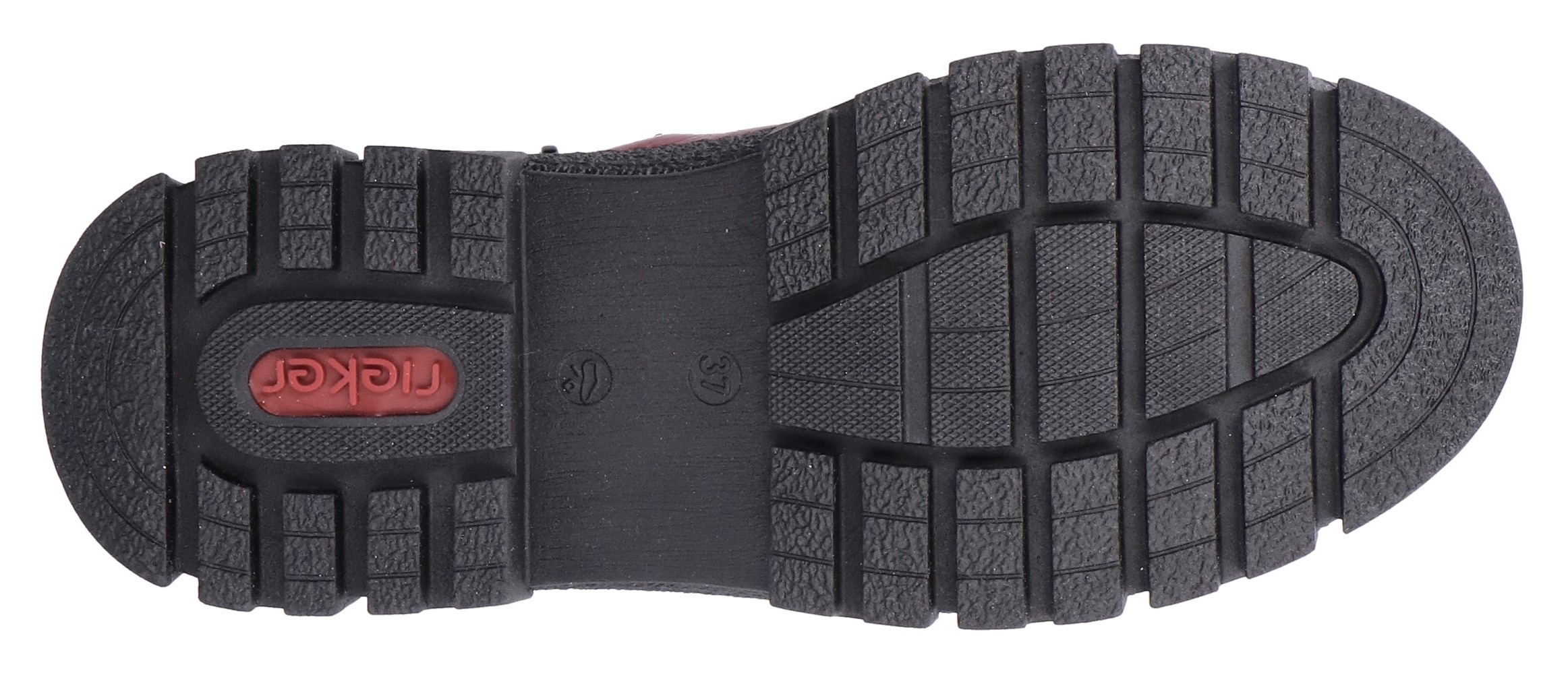 Rieker Winterstiefelette, Plateauboots, Winterboots mit Innenreißverschluss, bequeme Form