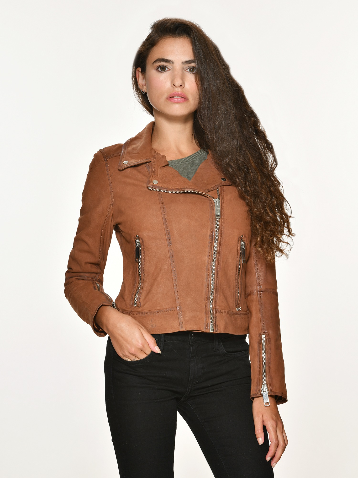 Maze Lederjacke »Romie« bestellen | BAUR