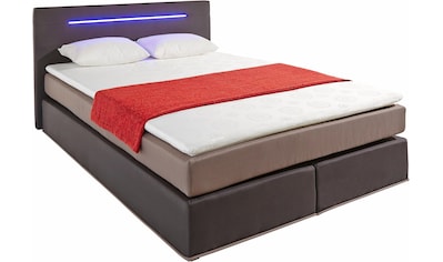 COLLECTION AB Boxspringbett, inkl. LED-Beleuchtung mit Farbwechsel und Topper kaufen