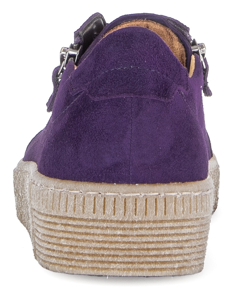 Gabor Sneaker, Plateau, Freizeitschuh, Halbschuh, Schnürschuh, zwei Reißverschlüsse