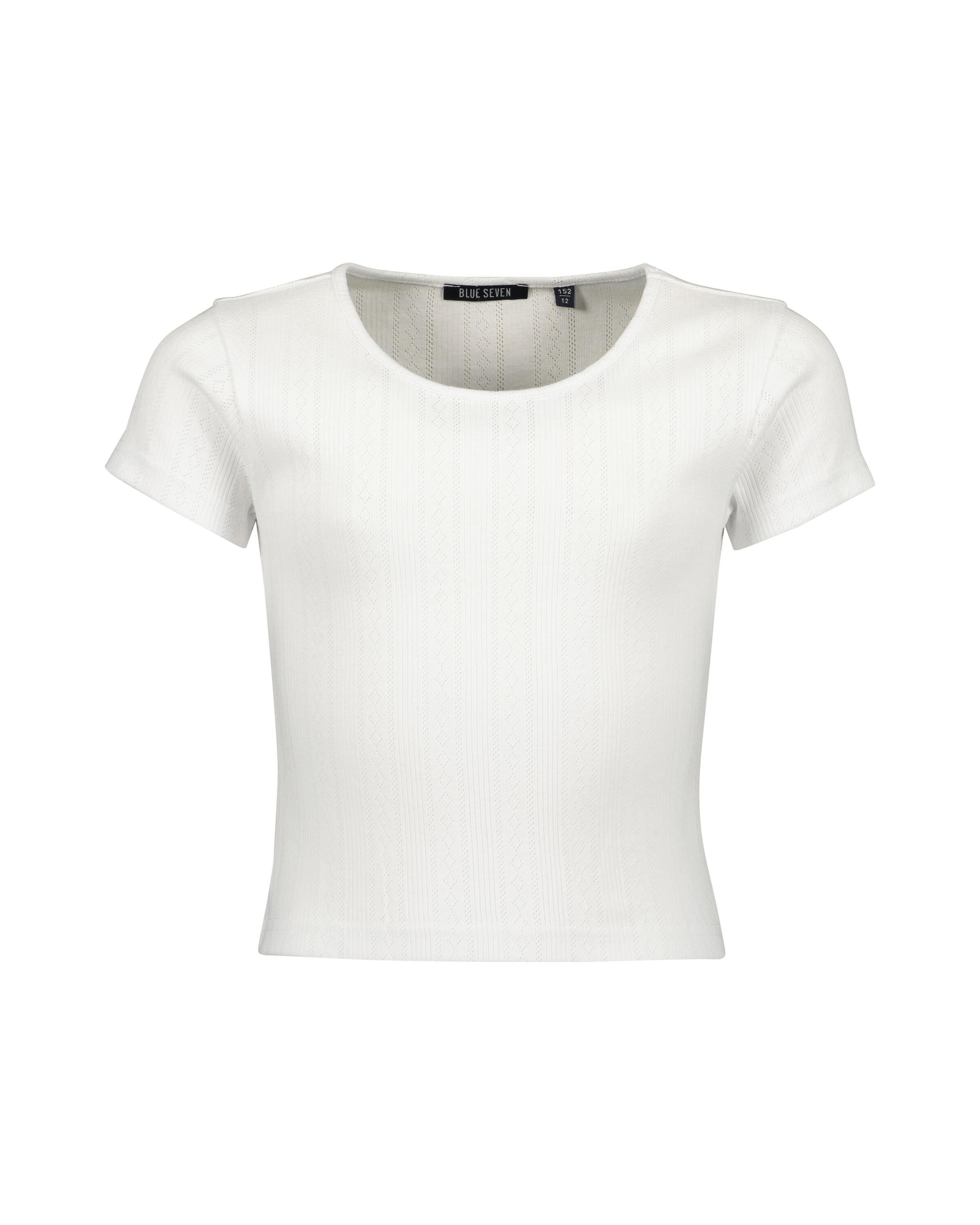 Blue Seven T-Shirt »Blue Seven Teenager Mädchen T-Shirts 2er Pack Rundhalsausschnitt«, (2 tlg.)