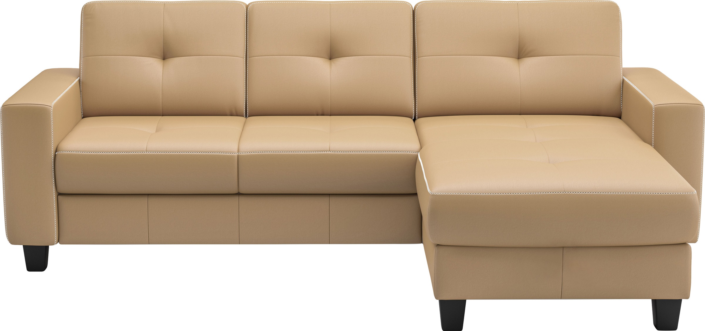 PLACES OF STYLE Ecksofa "Varese" wahlweise mit Bettfunktion und Bettkasten günstig online kaufen