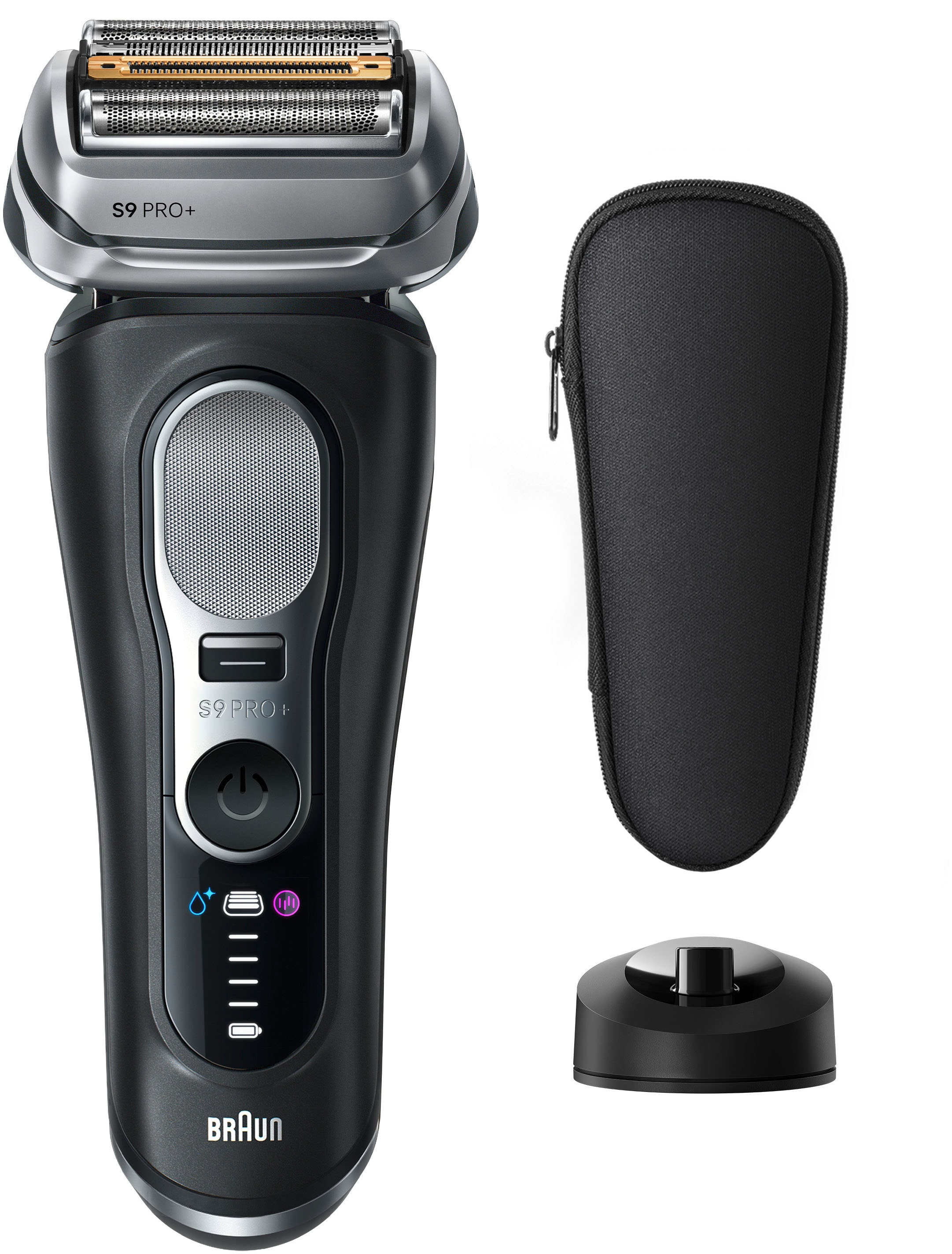 BRAUN Elektrorasierer "Series 9 9610s", schwarz, Elektrorasierer, Pro-SensoAdapt, Ladeständer, 5+1 ultradünne Präzisionsklingen