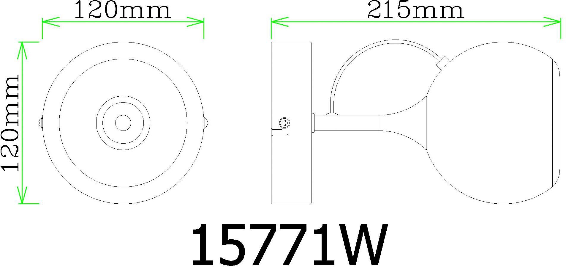 GLOBO LIGHTING Wandleuchte »DONOVAN« LED-Modul 1 Stk. Warmweiß Wandleuchte Schwarz/Chrom/Gold, Acryl opal, LED 10W
