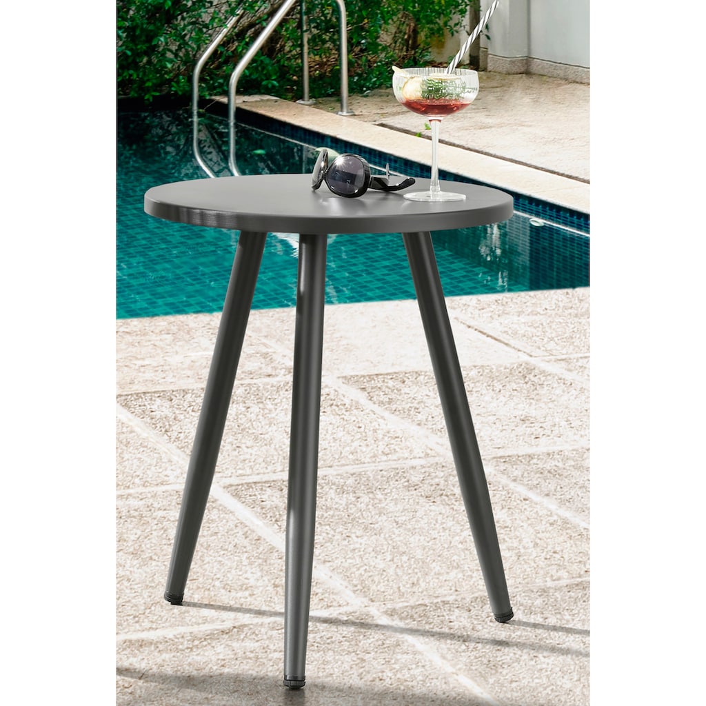 Destiny Balkonset »ROM«, 2 Sessel, 1 Tisch, pflegeleicht, hochwertige Materialien