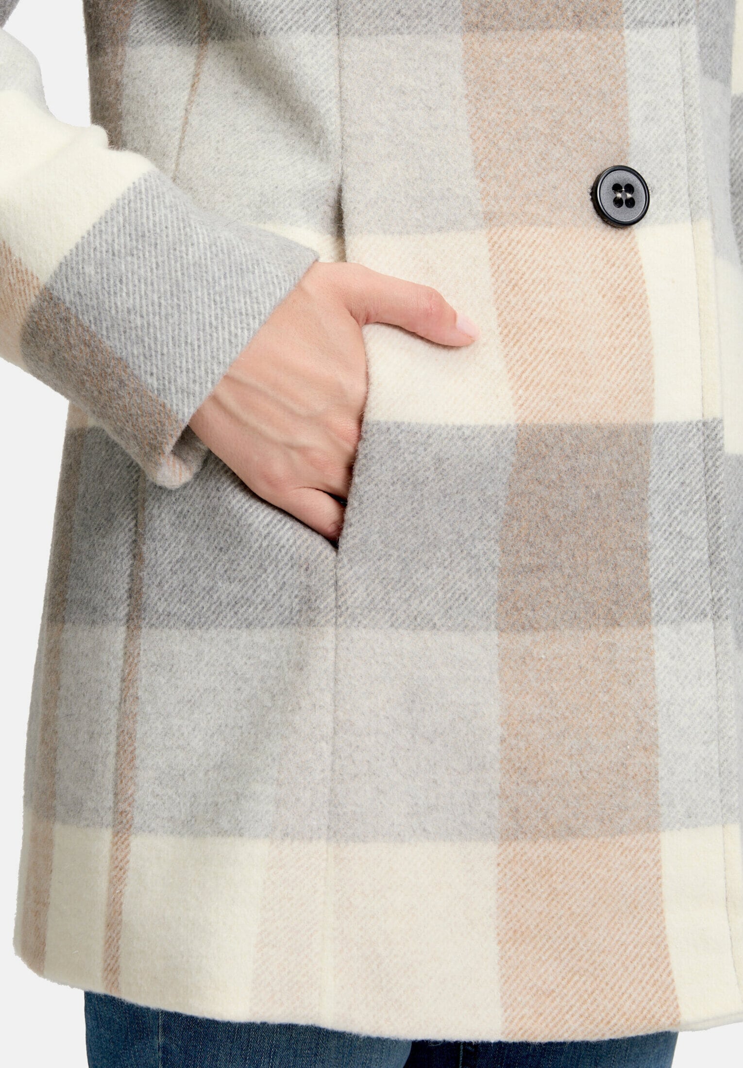Amber & June Kurzjacke »Damen mit Kapuze« mit Kapuze