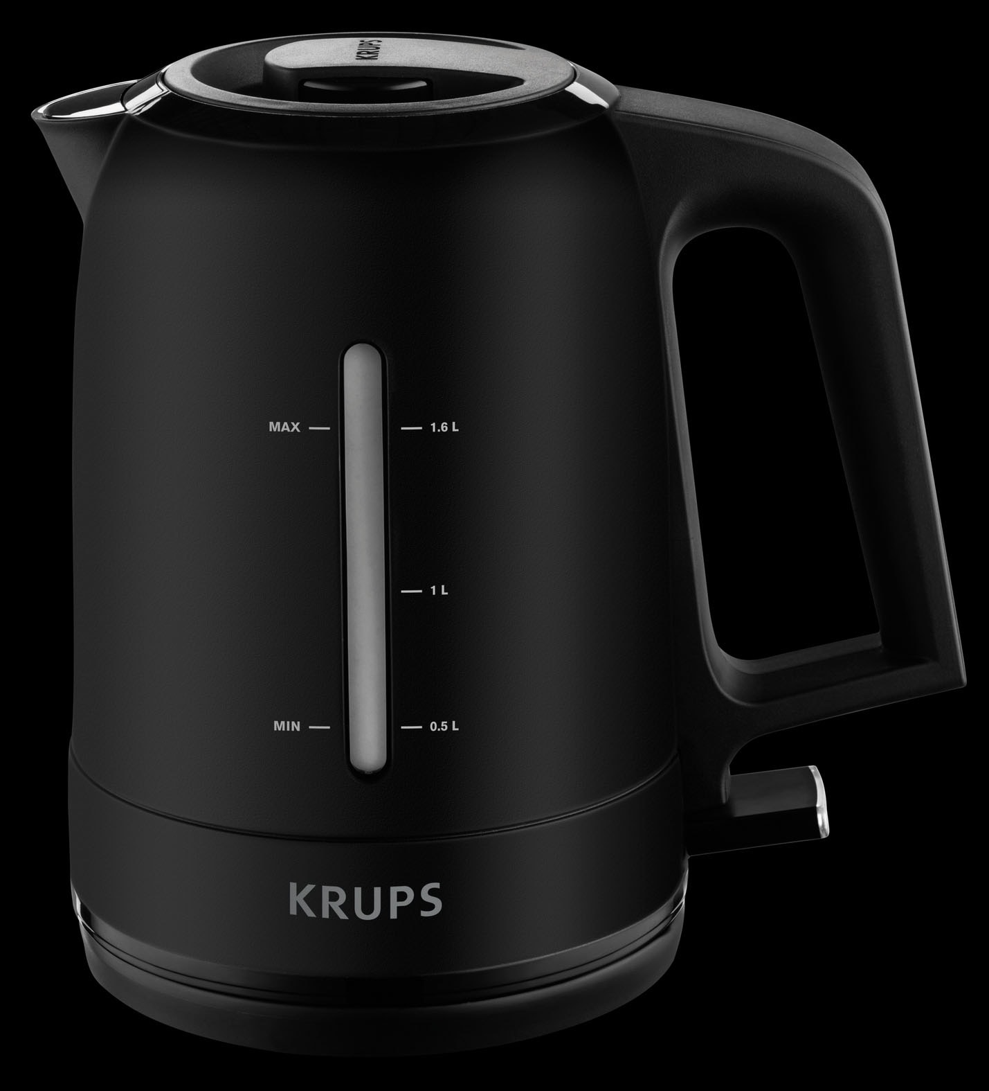 Krups Wasserkocher »BW2448 Pro Aroma«, 1,6 l, 2400 W, Beleuchteter Ein-/ Ausschalter, Schwarz