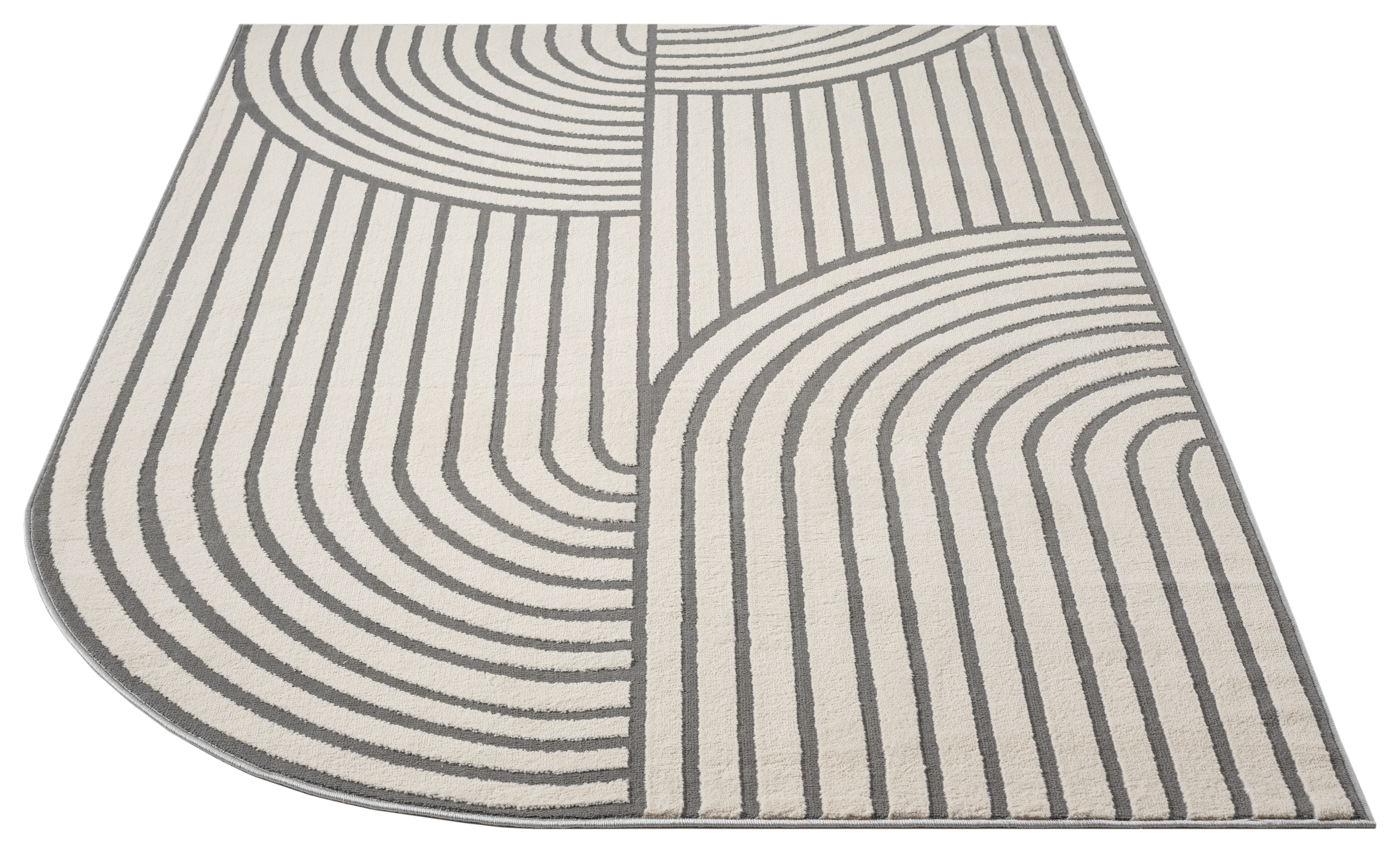 s.Oliver Teppich »Cilla, besondere Form, modernes Design«, rechteckig, 11 mm Höhe, dichte Qualität, Woll-Look, Skandi, Boho, Wohnzimmer, Schlafzimmer