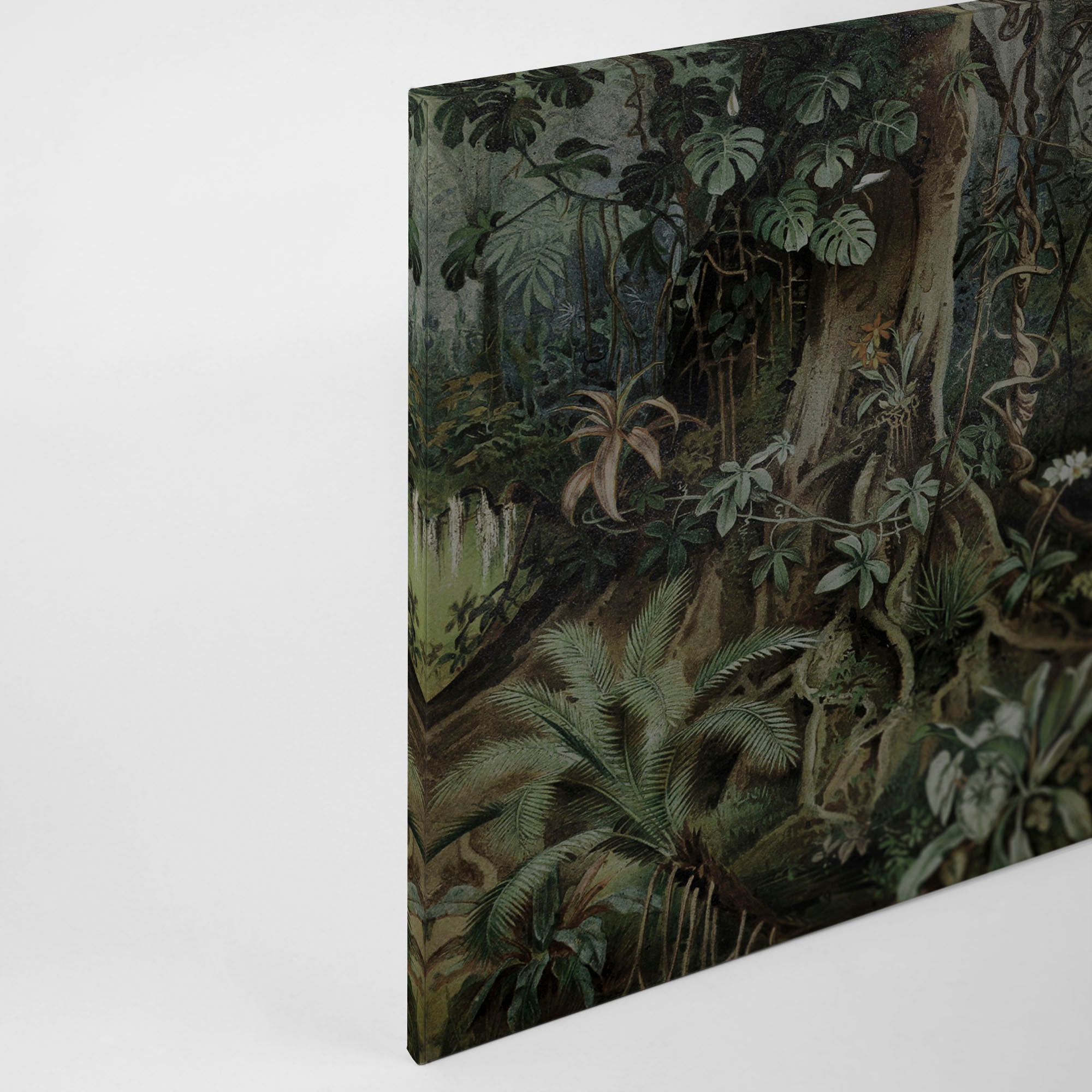 A.S. Création Leinwandbild »jungle«, Kunst-Gemälde-Kinder, (1 St.), Keilrahmen Bild Dschungel Wald Leinwand-Bild Wohnzimmer modern Kinder