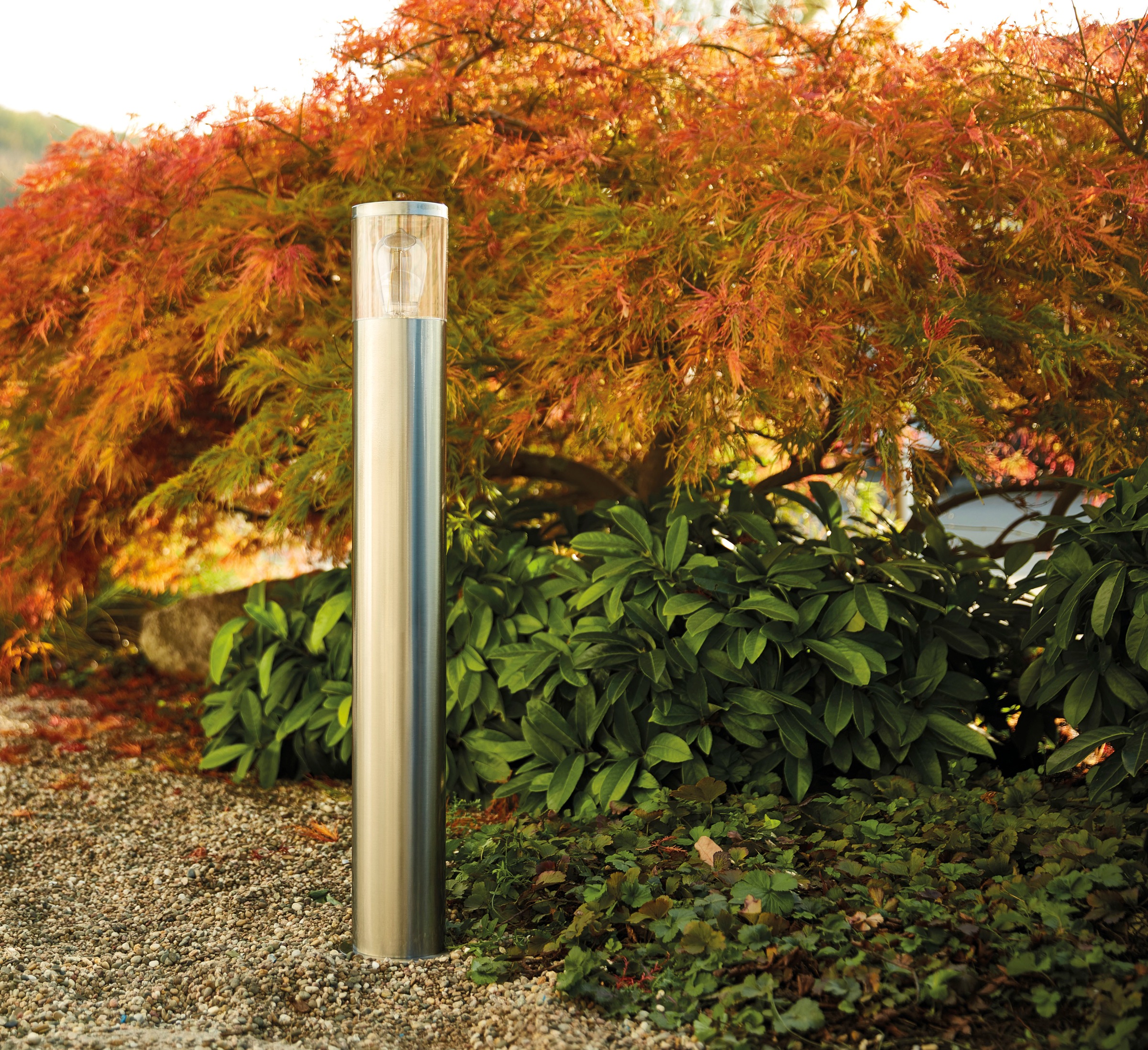 HEITRONIC Sockelleuchte "Naxos" E27 Standleuchte, Außenlampe, Pollerleuchte günstig online kaufen