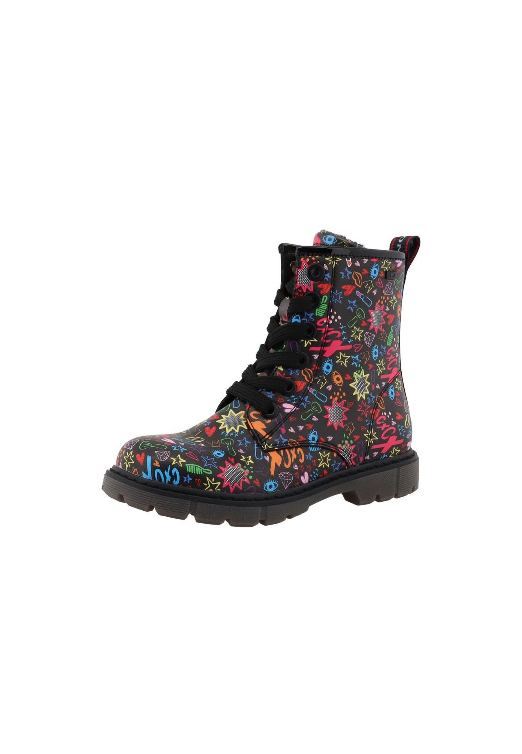 Tom Tailor Tall Boots Girls Boots Black Multicolor 28 2