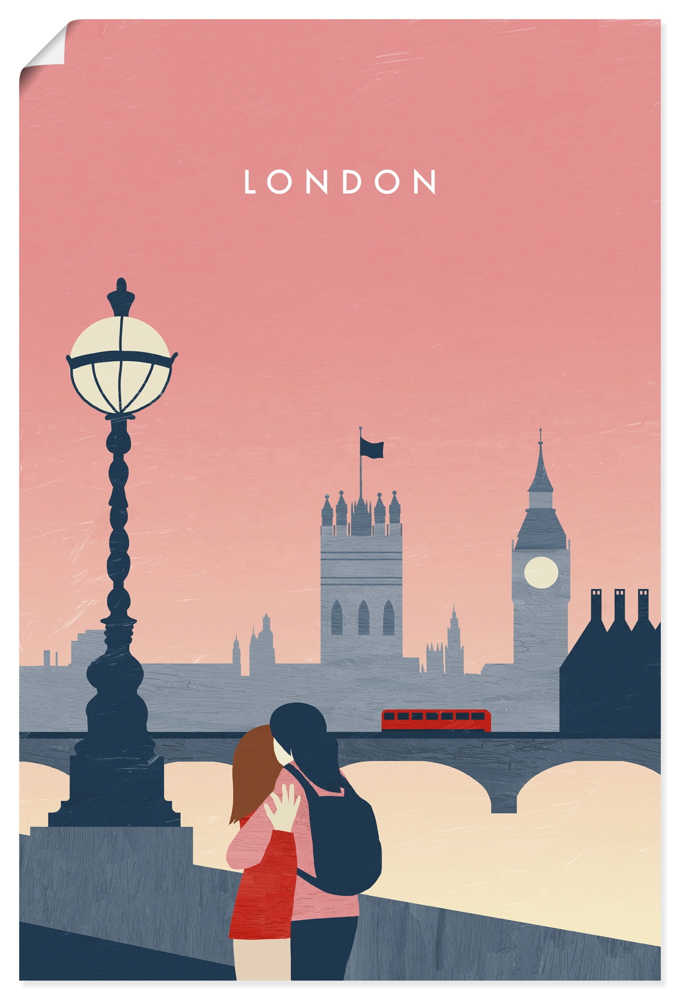 Artland Wandbild "London" 1 Stk. tlg. als Alubild, Leinwandbild, Poster, Wandaufkleber in verschied. Größen