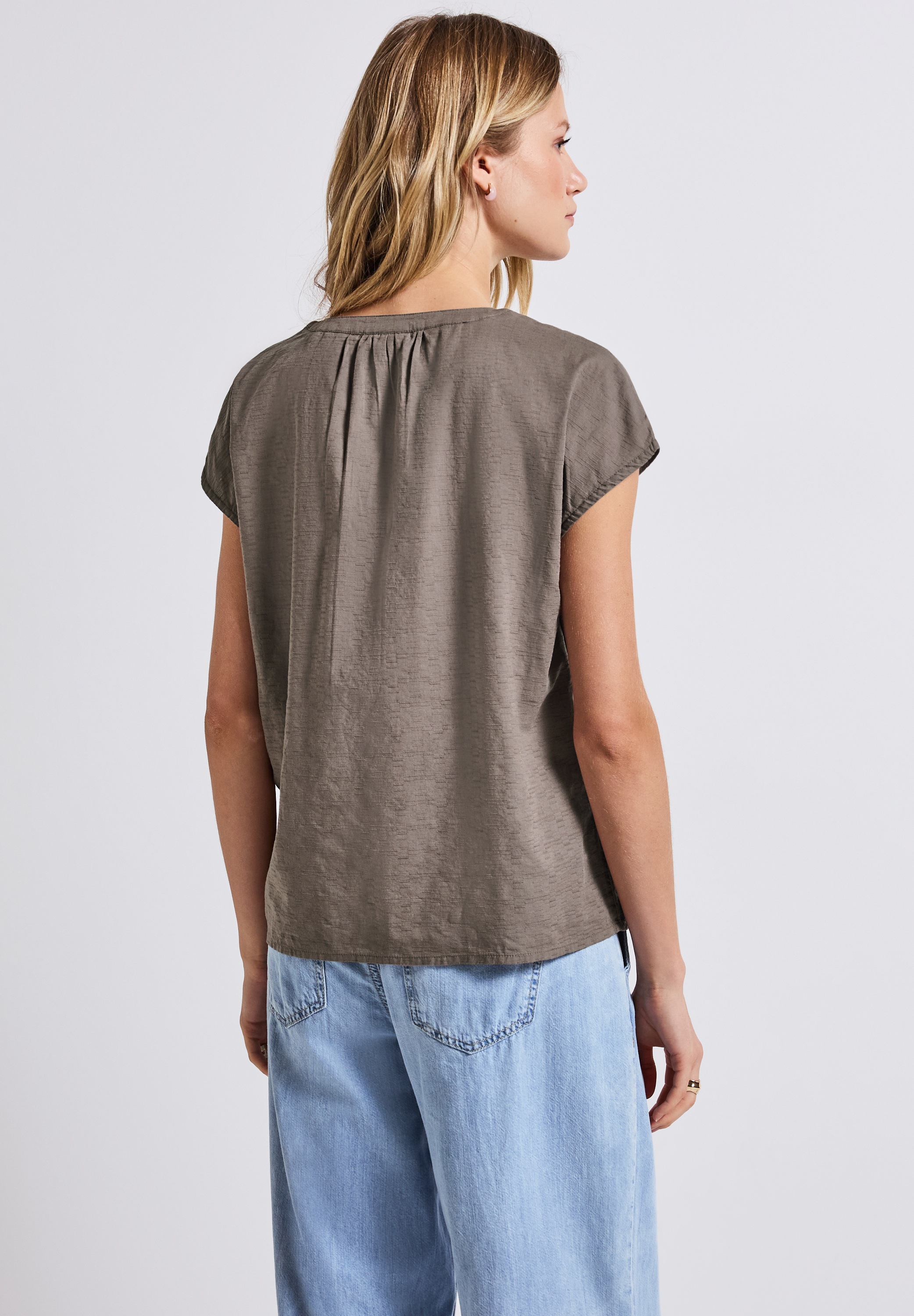 STREET ONE Shirtbluse, mit Tape-Details günstig online kaufen