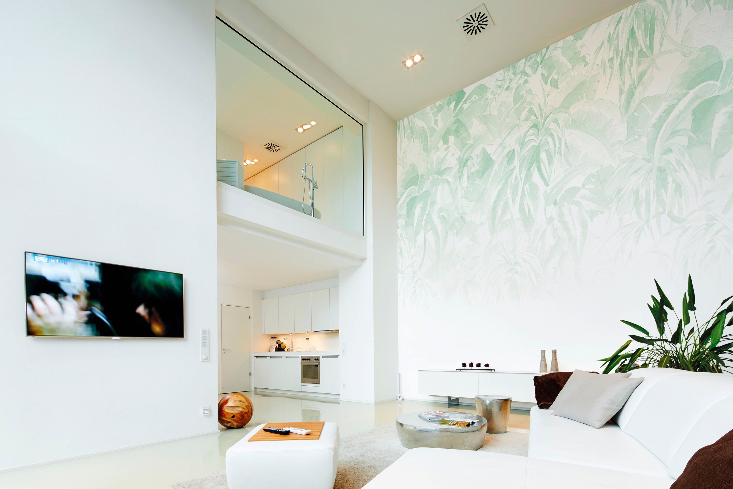 Architects Paper Fototapete »Atelier 47 Leaves Artwork 1«, botanisch, Vlies, Wand, Schräge, Decke