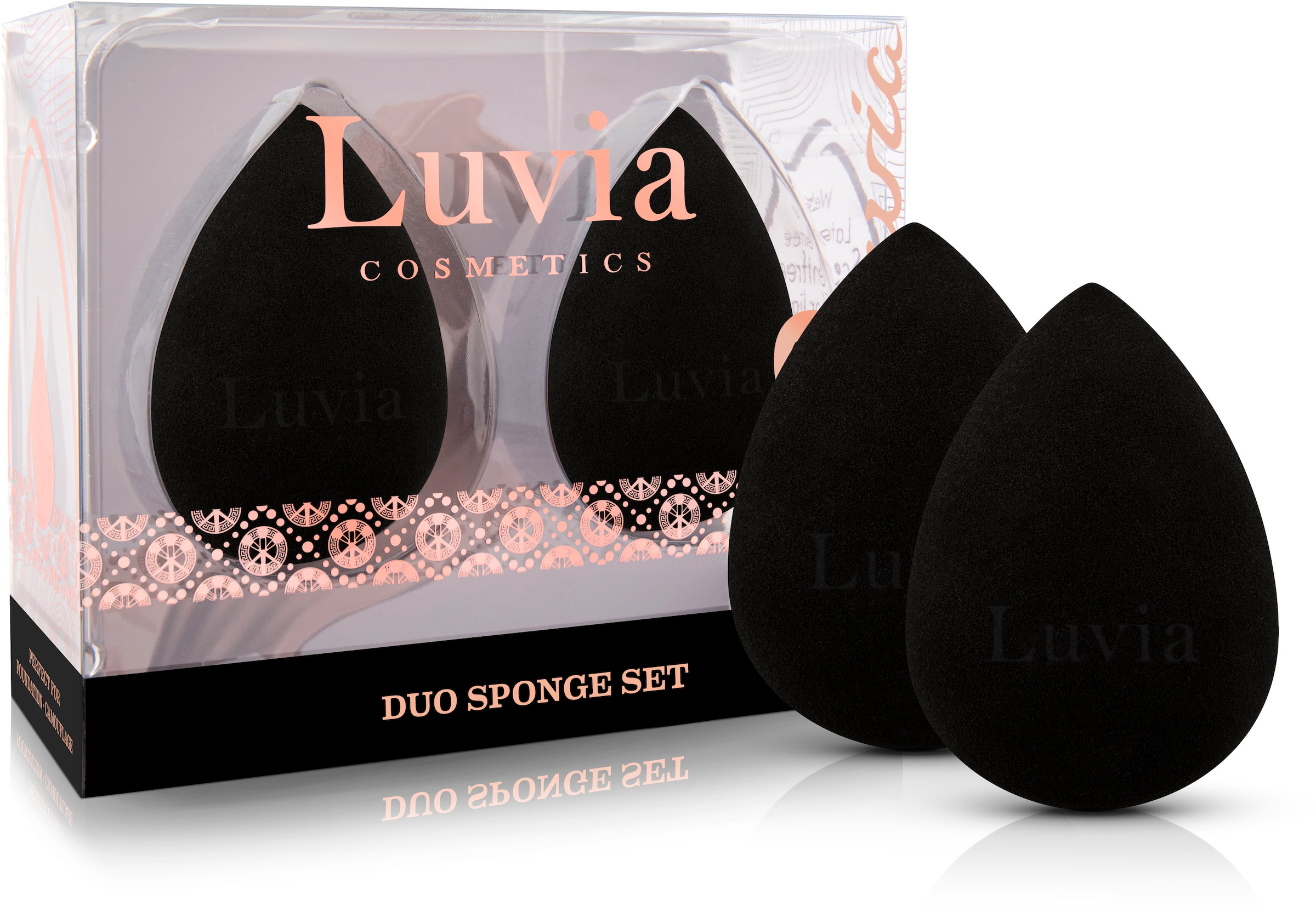 Make-up Schwamm »Make-up Blending Sponge Set-Black«, (2 tlg.)