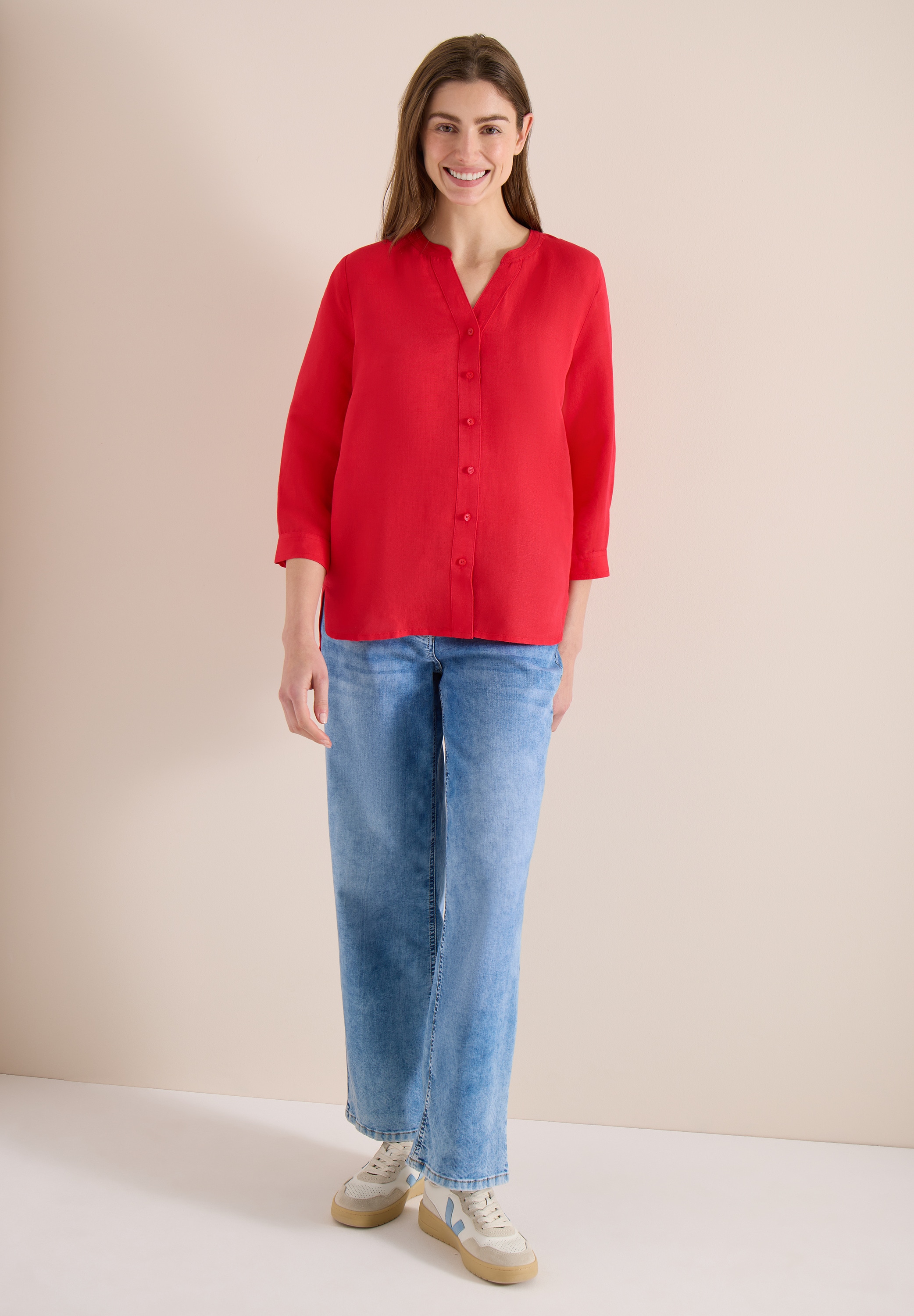 Cecil Longbluse mit 3/4 Ärmeln