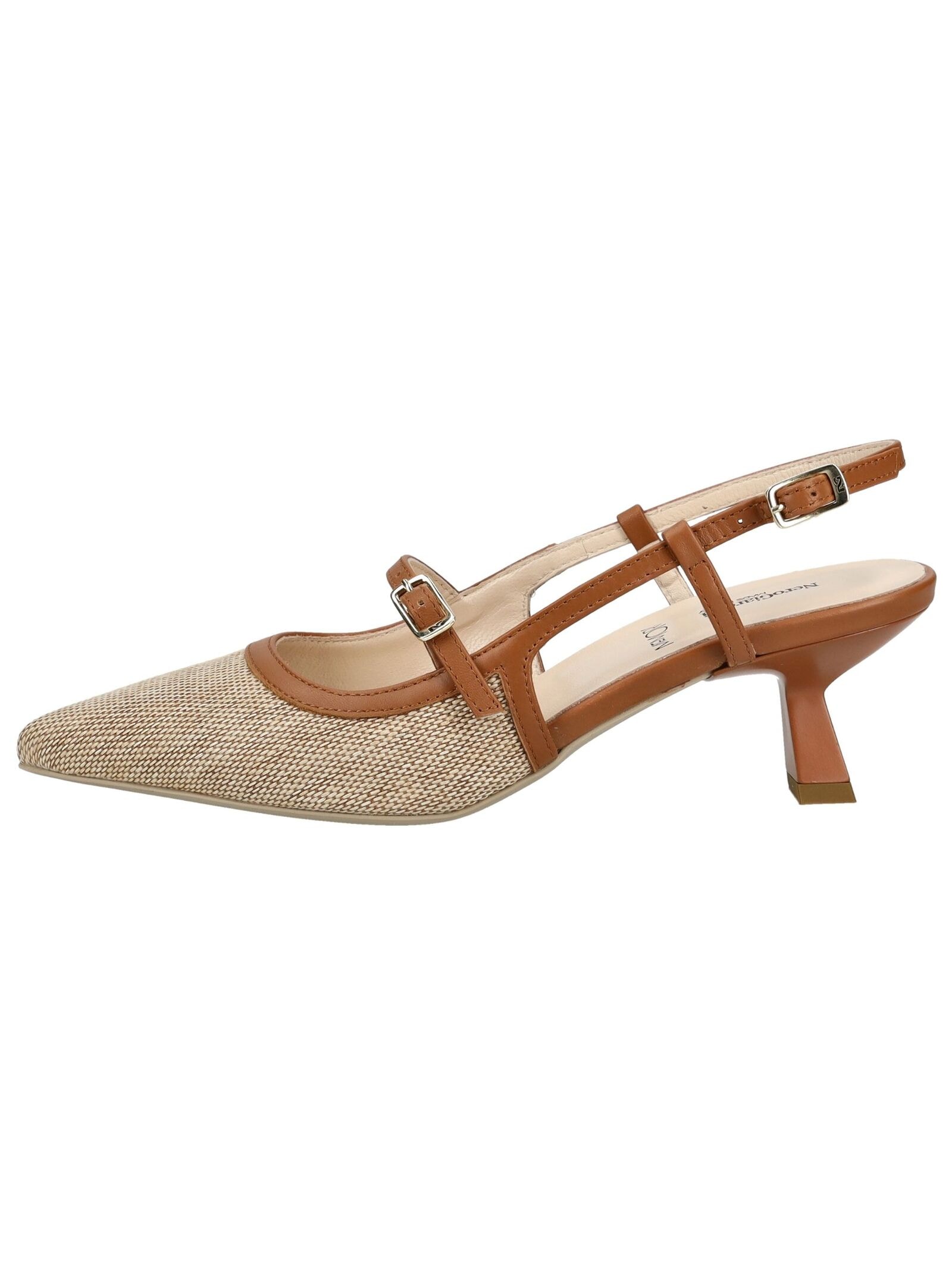 Nero Giardini Slingpumps »Nero Giardini Pumps Leder/Textil«