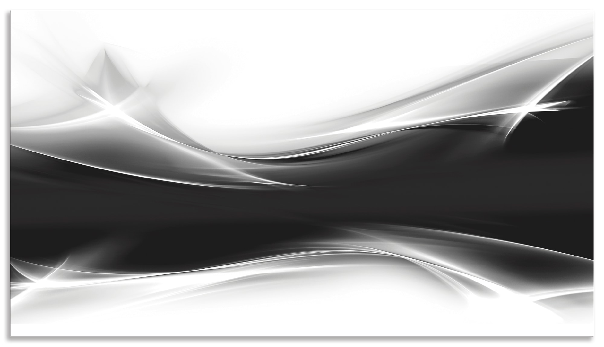 Küchenrückwand ARTLAND, B:90cm H:50cm, schwarz, Aluminium, Spritzschutzwände, "Kreatives Element", Alu Spritzschutz mit Klebeband, einfache Montage