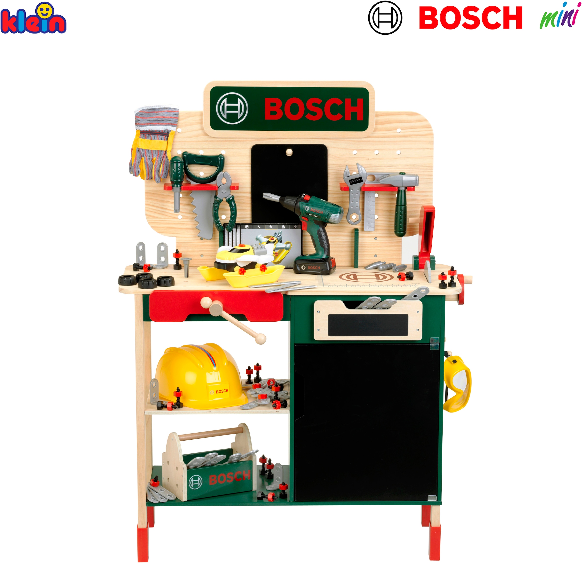 Klein Spielwerkbank »BOSCH Holzwerkbank« mit Sound