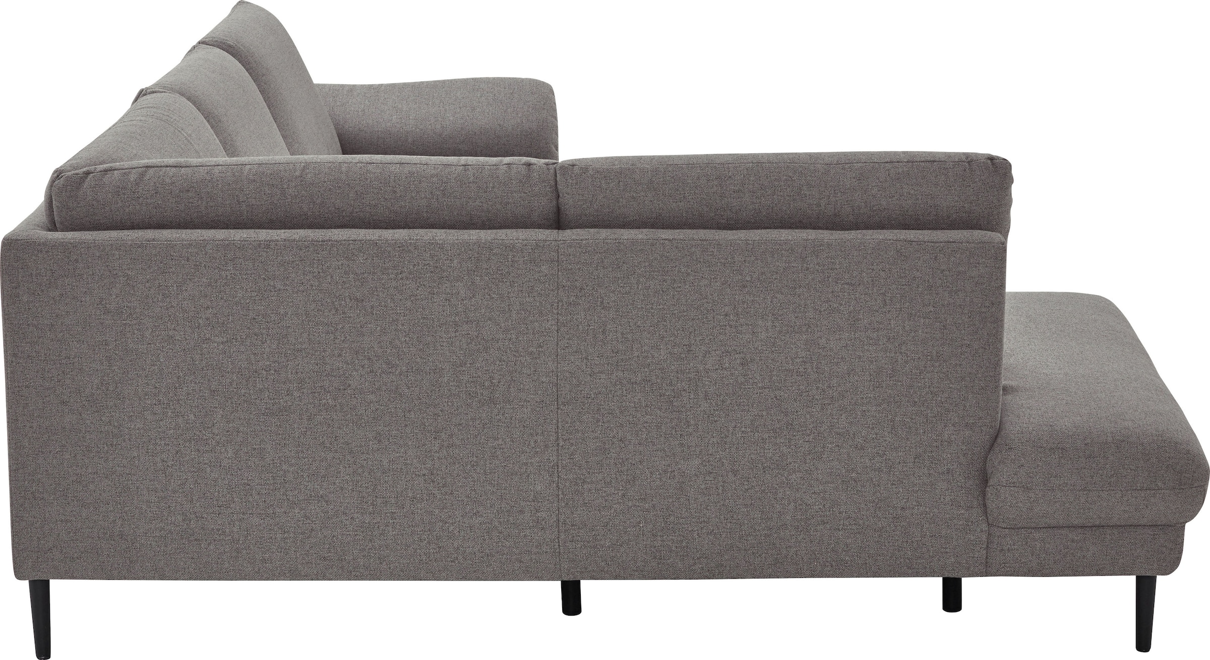Places of Style Ecksofa »Sarsina: mit Tonnentaschen-Federkern, perfekt zum Entspannen L-Form«, inklusive 2 motorischen Relaxfunktionen mit Herz-Waage-Beschlag