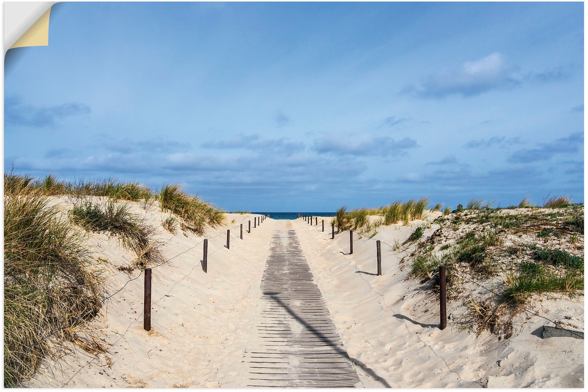 Artland Wandbild "Strandaufgang an Küste der Ostsee", Strandbilder, (1 St.) günstig online kaufen