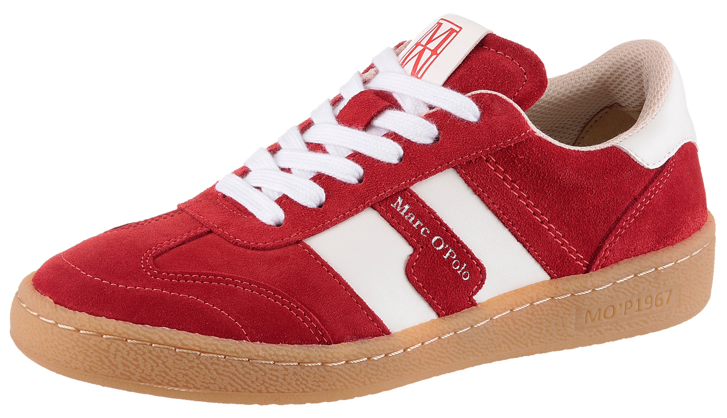 Marc OPolo Sneaker "Court" Retro Sneaker, Schnürschuh, Freizeitschuh mit Me günstig online kaufen