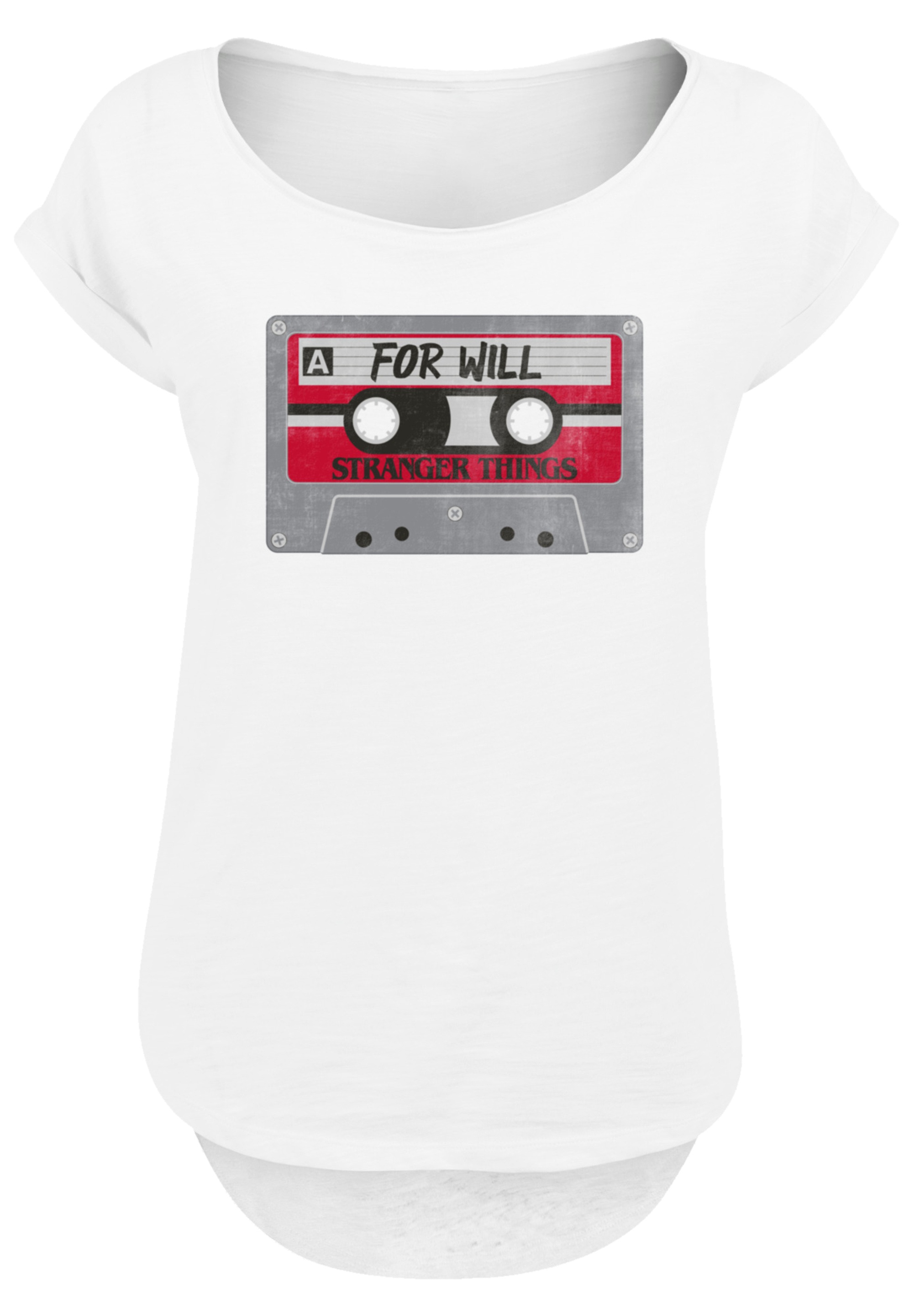 F4NT4STIC T-Shirt »Stranger Things Cassette For Will«, Premium Qualität