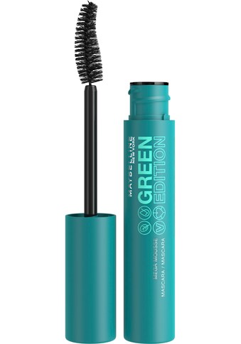 MAYBELLINE NEW YORK Mascara »Green Edition Mega Mousse Mas...