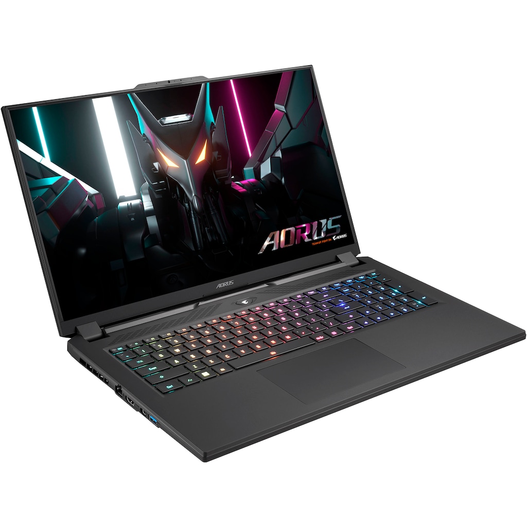 Gigabyte Gaming-Notebook »AORUS 17H BXF-74DE554SH«, 43,9 cm, / 17,3 Zoll, Intel, Core i7, GeForce RTX 4080, 1000 GB SSD