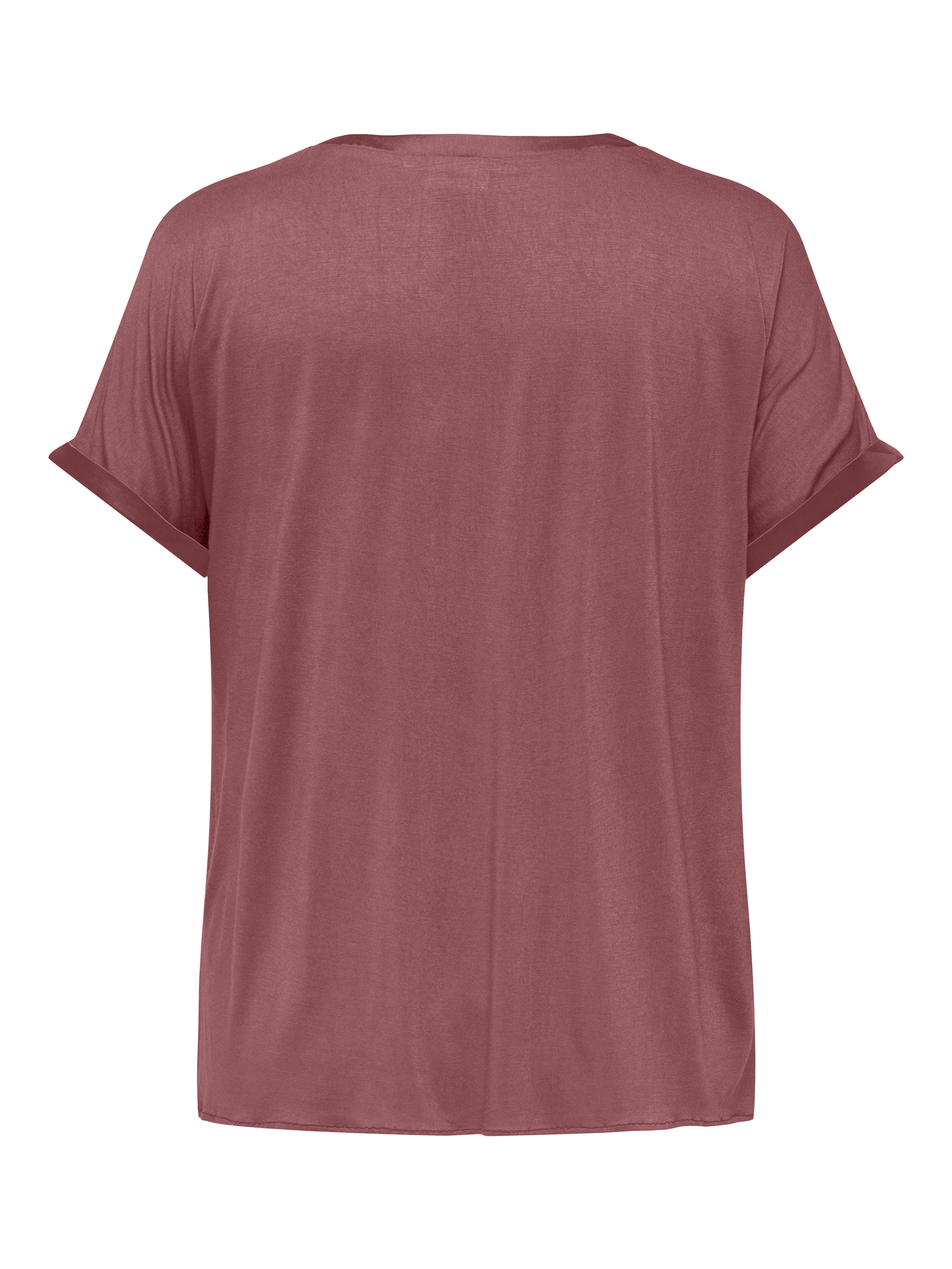 ONLY CARMAKOMA Shirtbluse »CARBRYNJA LIFE S/S IN-ONE TOP WVN« in glänzender Optik