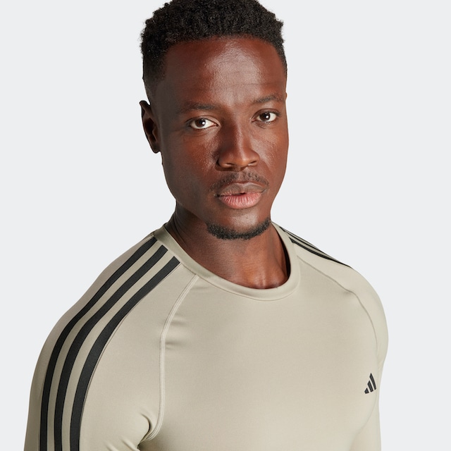 adidas Performance Funktionsshirt »TECHFIT 3STREIFEN TRAINING LONGSLEEVE« ▷  kaufen | BAUR