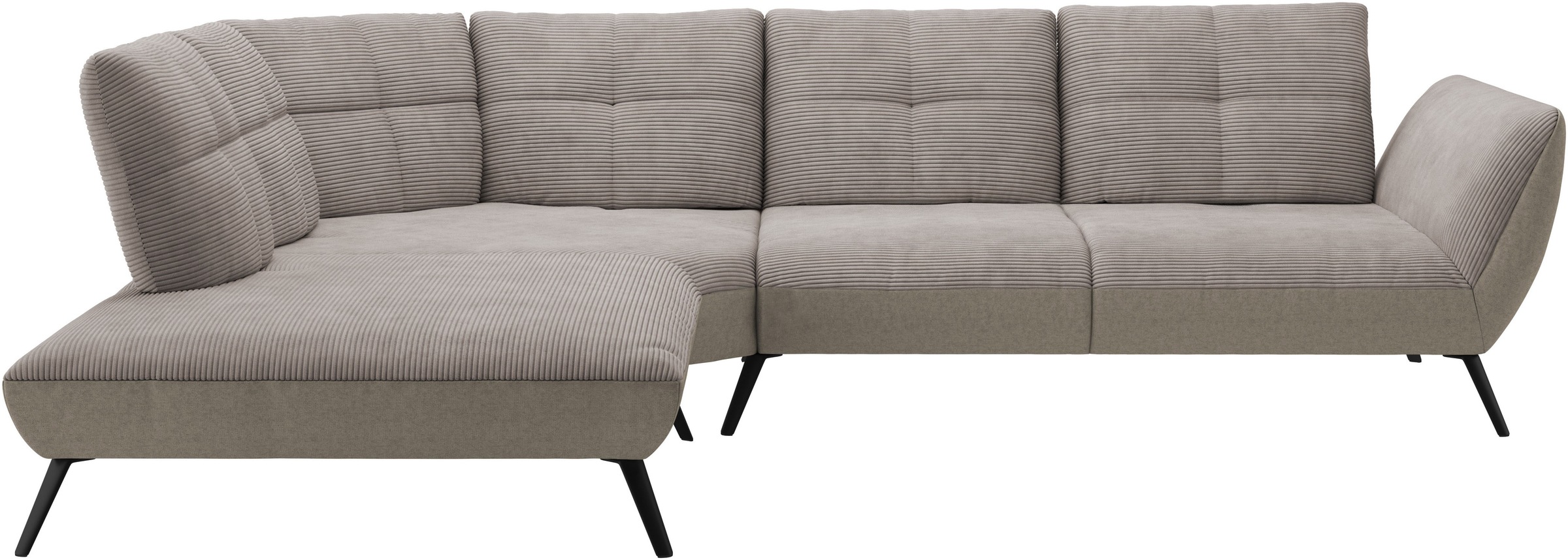 Places of Style Ecksofa »Mikado L-Form«, inkl. Sitztiefenverstellung und Armteilverstellung