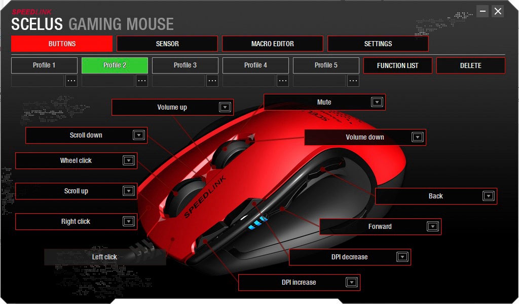 | BAUR Gaming-Maus Gaming Maus« »SCELUS Speedlink