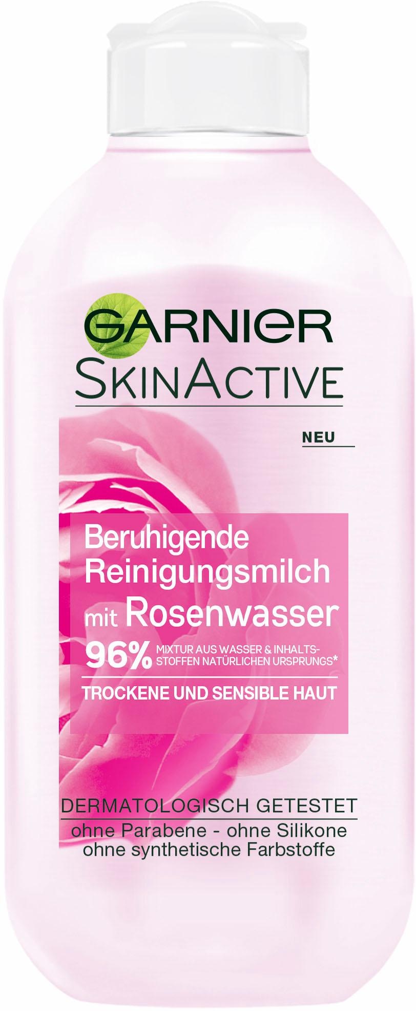 GARNIER Gesichts-Reinigungsmilch »Skin Active Rose«, Mit Rosenwasser online  bestellen | BAUR