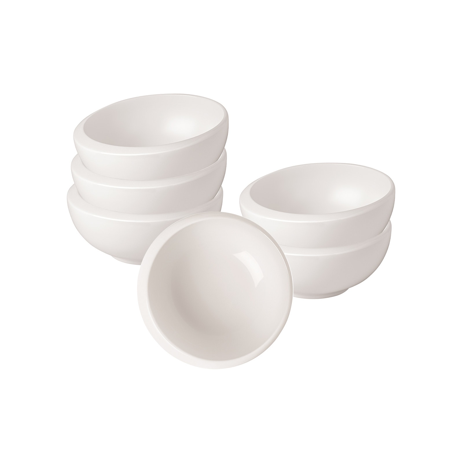 Villeroy & Boch Dipschale "Dipschälchen NewMoon ø 8,5 cm 6er Set weiß" 6 tlg.