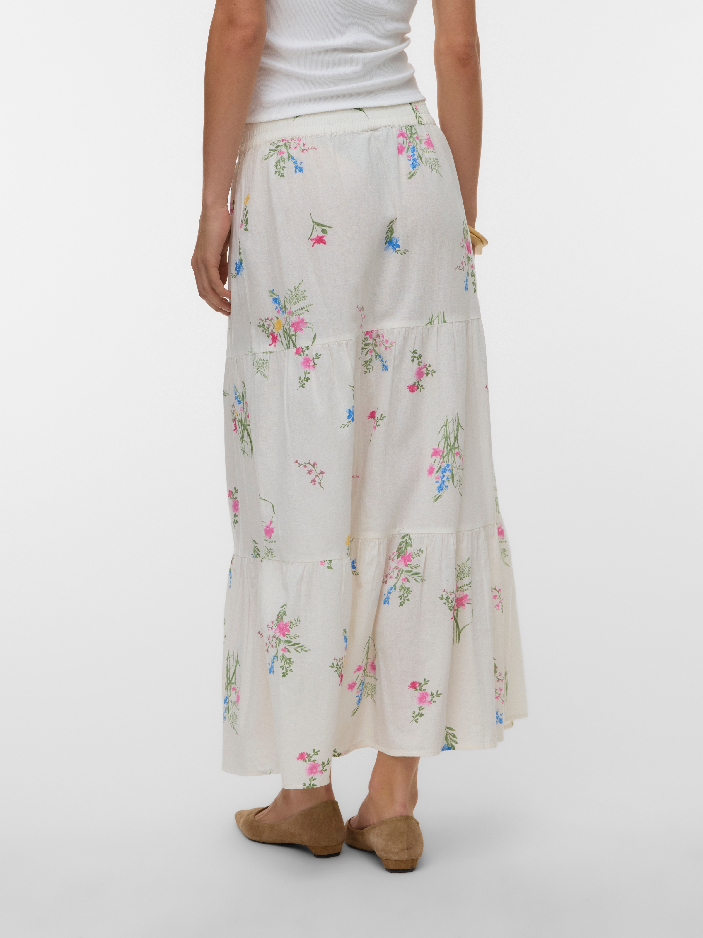 Vero Moda Maxirock »VMDICTHE HW MAXI SKIRT WVN GA« Baumwolle