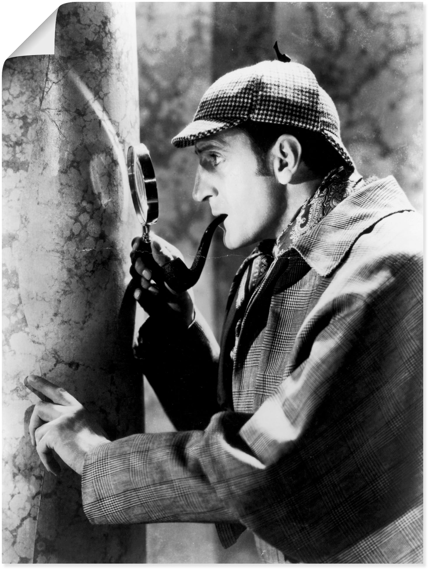 Artland Wandbild "Sherlock Holmes 1939" Film 1 Stk. tlg. als Leinwandbild, günstig online kaufen