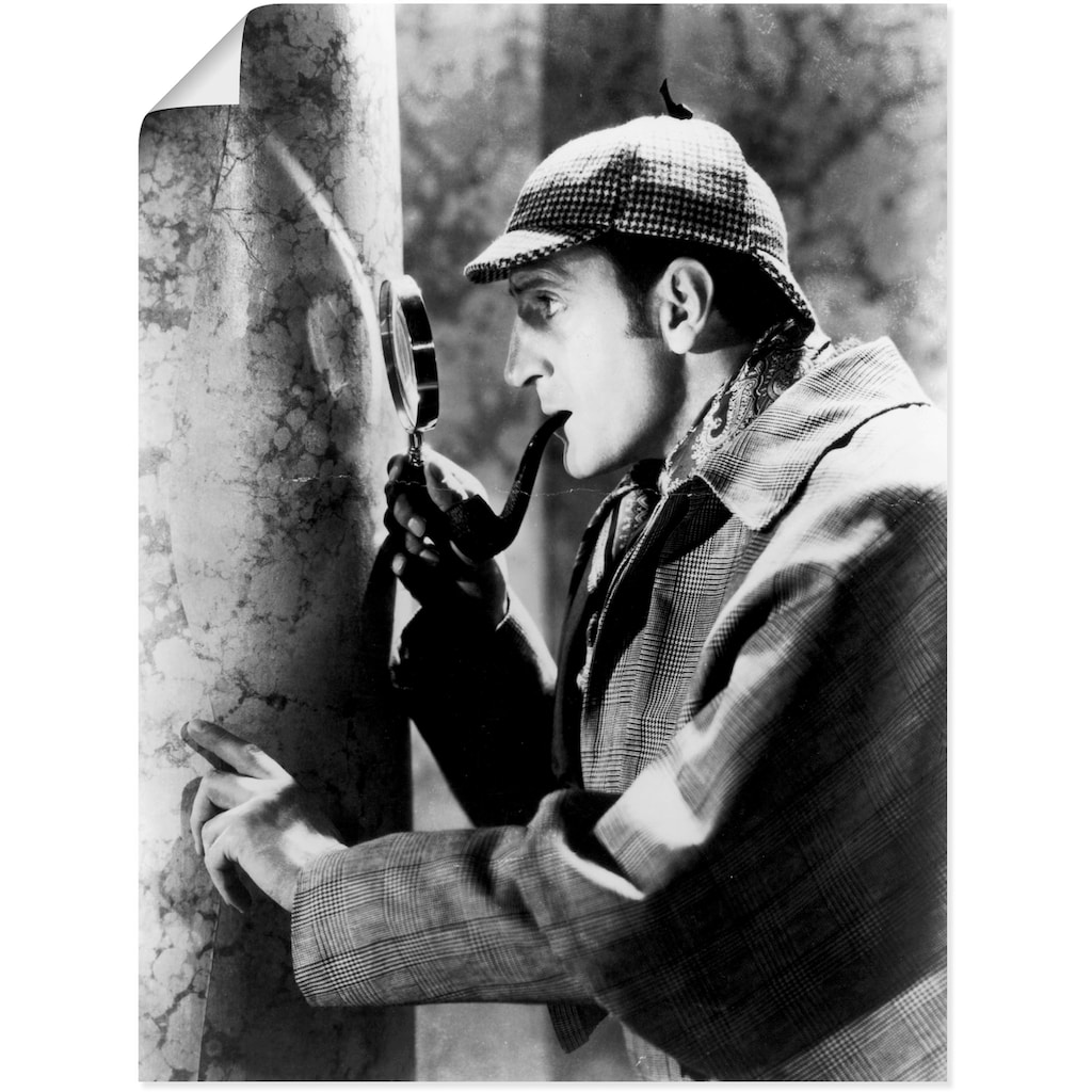 Artland Wandbild »Sherlock Holmes 1939«, Film, (1 St.)