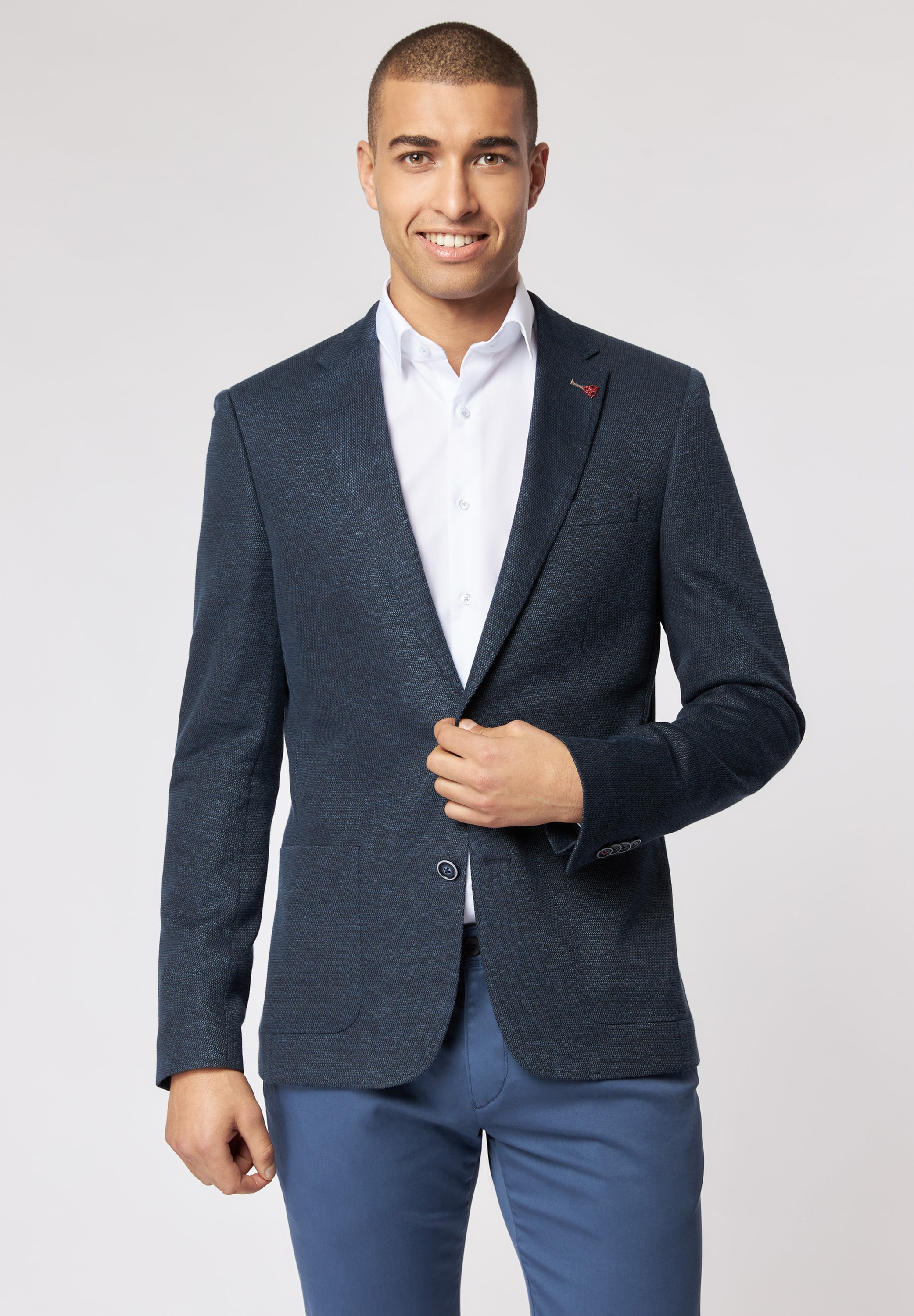 Roy Robson Jerseysakko »slim fit - Jerseystoff«