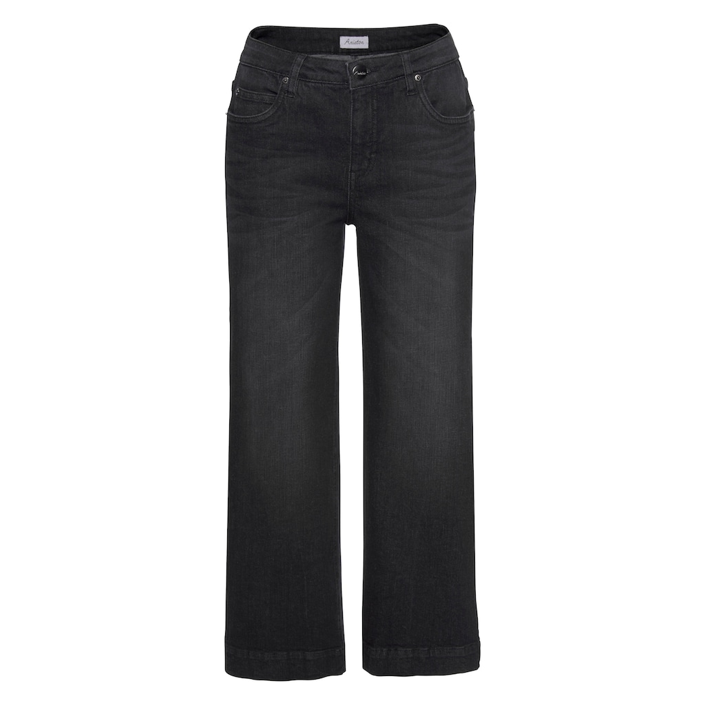 Aniston CASUAL 7/8-Jeans, in Used-Waschung