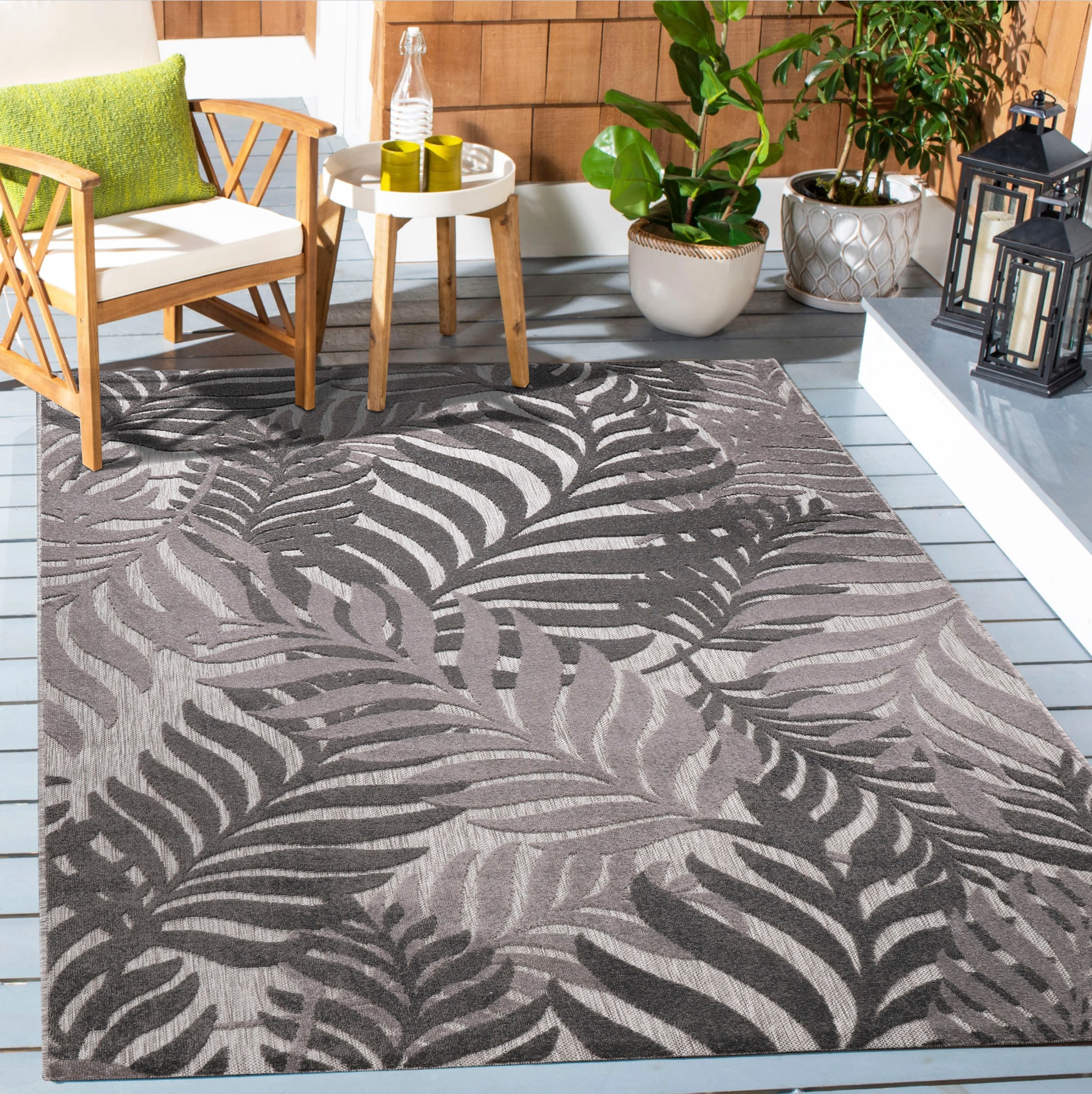 Sanat Teppich auf geeignet, Design, rechteckig, | Outdoor BAUR und Rechnung »Floral«, Balkon, florales In- Terasse