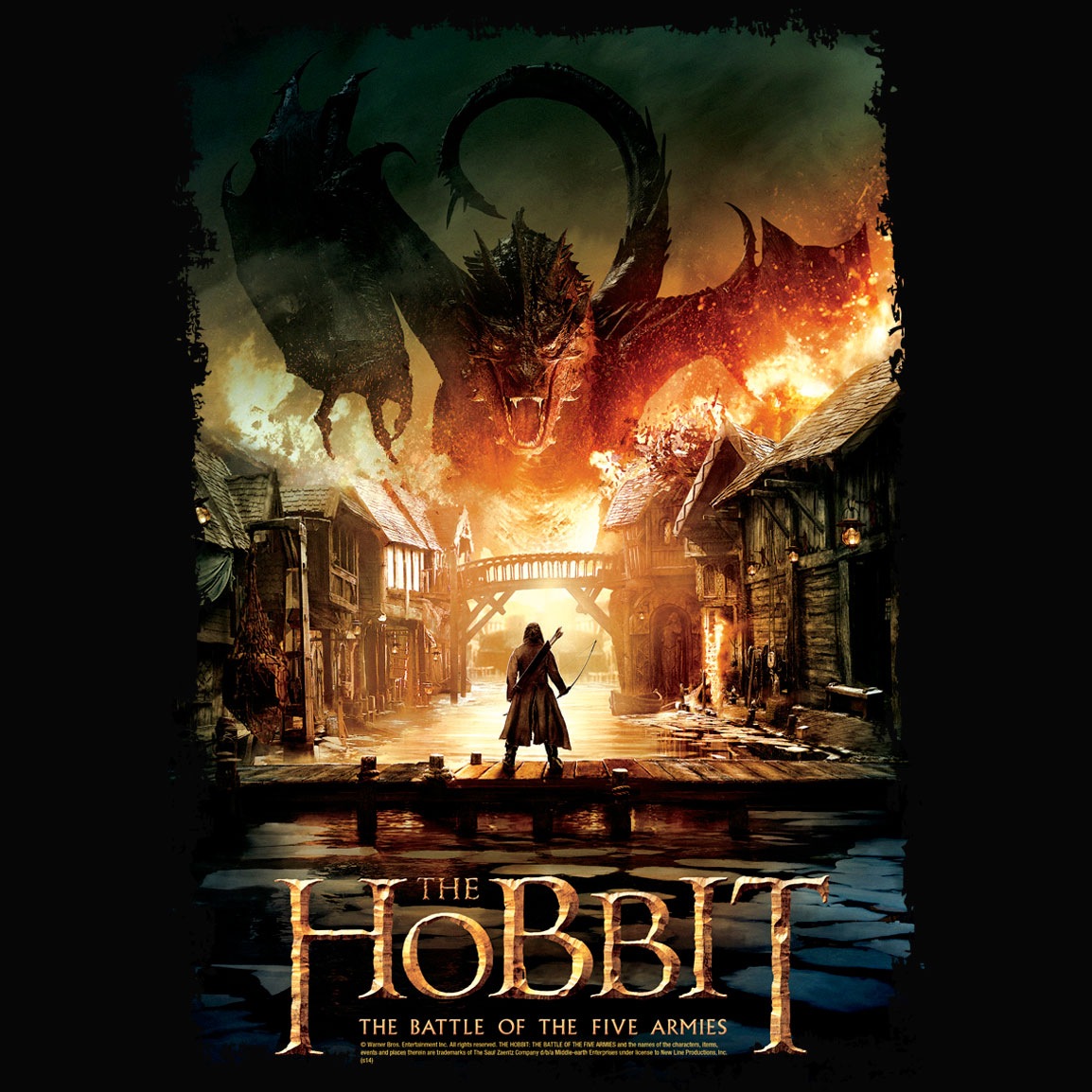 LOGOSHIRT T-Shirt »Der Hobbit: Die Schlacht der Fünf Heere«, mit tollem Film-Motiv