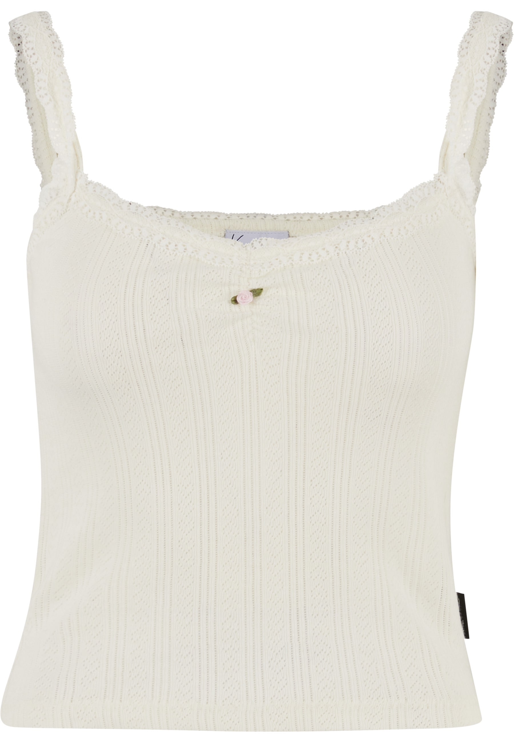 Karl Kani Muskelshirt "Karl Kani Woven Signature Pointelle Top" 1