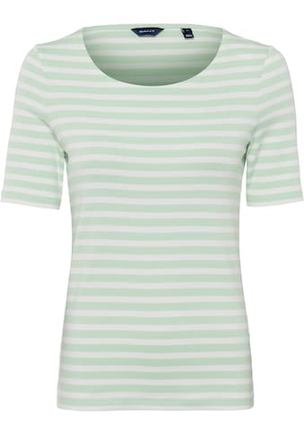 Gant Marškinėliai »STRIPED 1X1 RIB LSS T-SH...