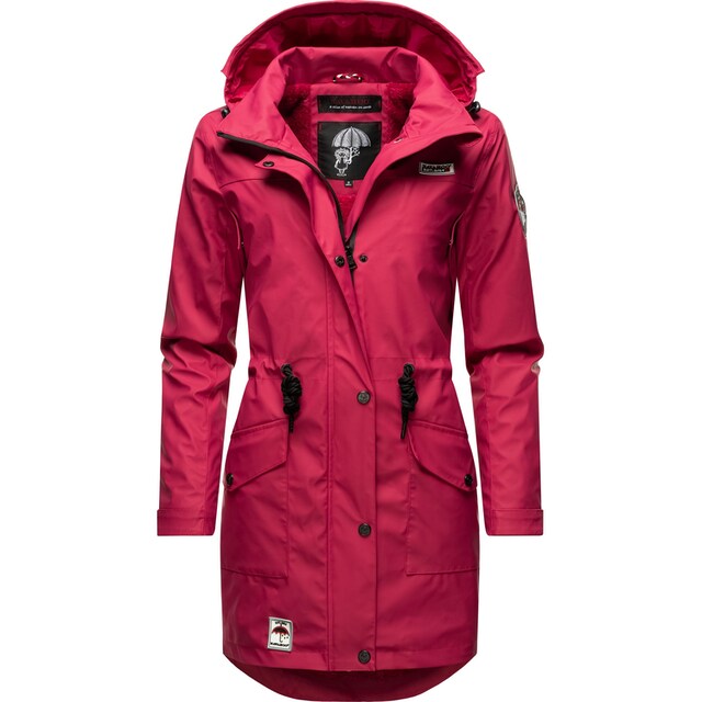 Navahoo Outdoorjacke »Deike«, mit Kapuze, modischer Damen Outdoor  Regenmantel auf Raten | BAUR