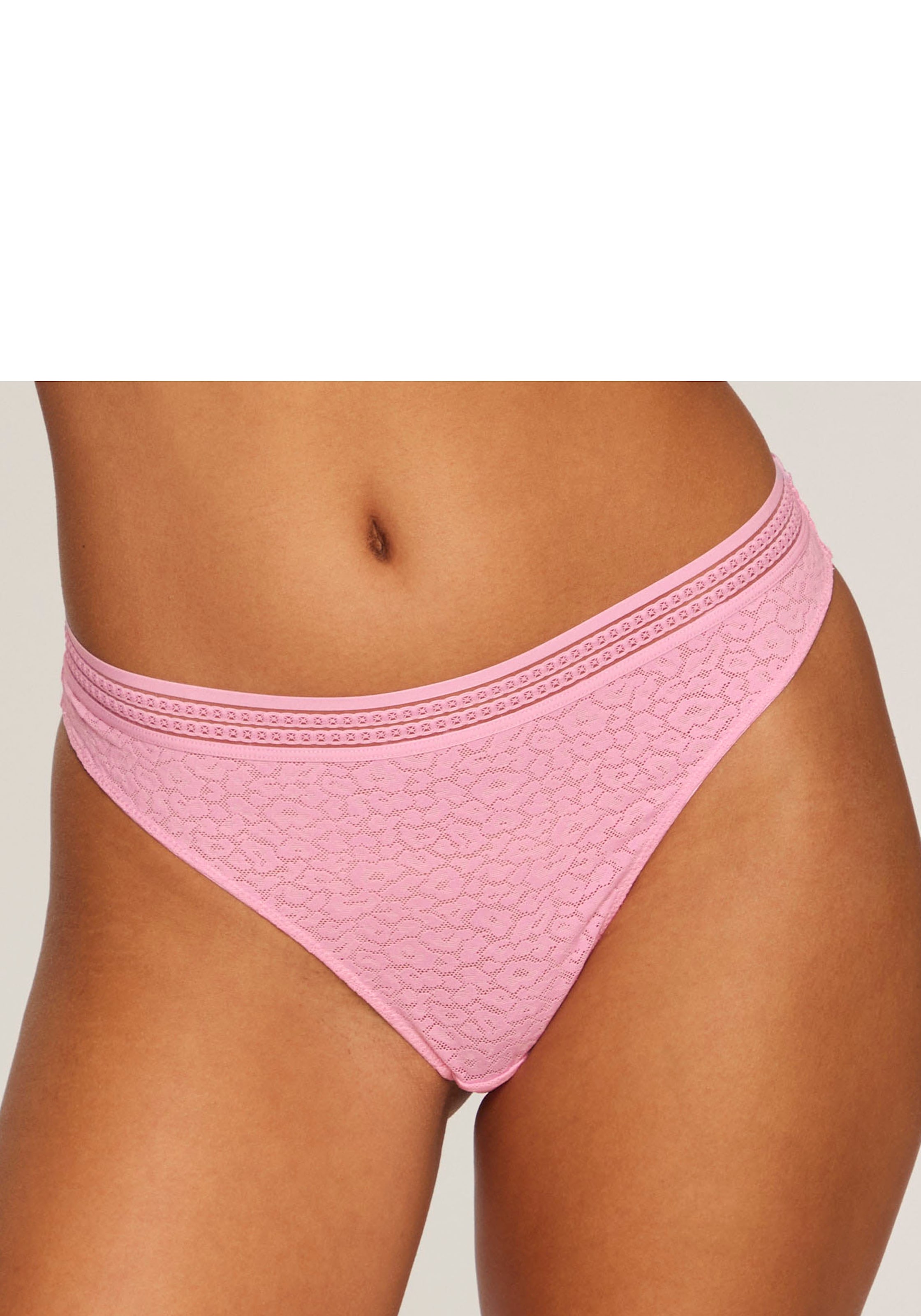 LASCANA "Freya" aus Spitze in Leo-Optik mit modischem Bund, sexy Dessous günstig online kaufen