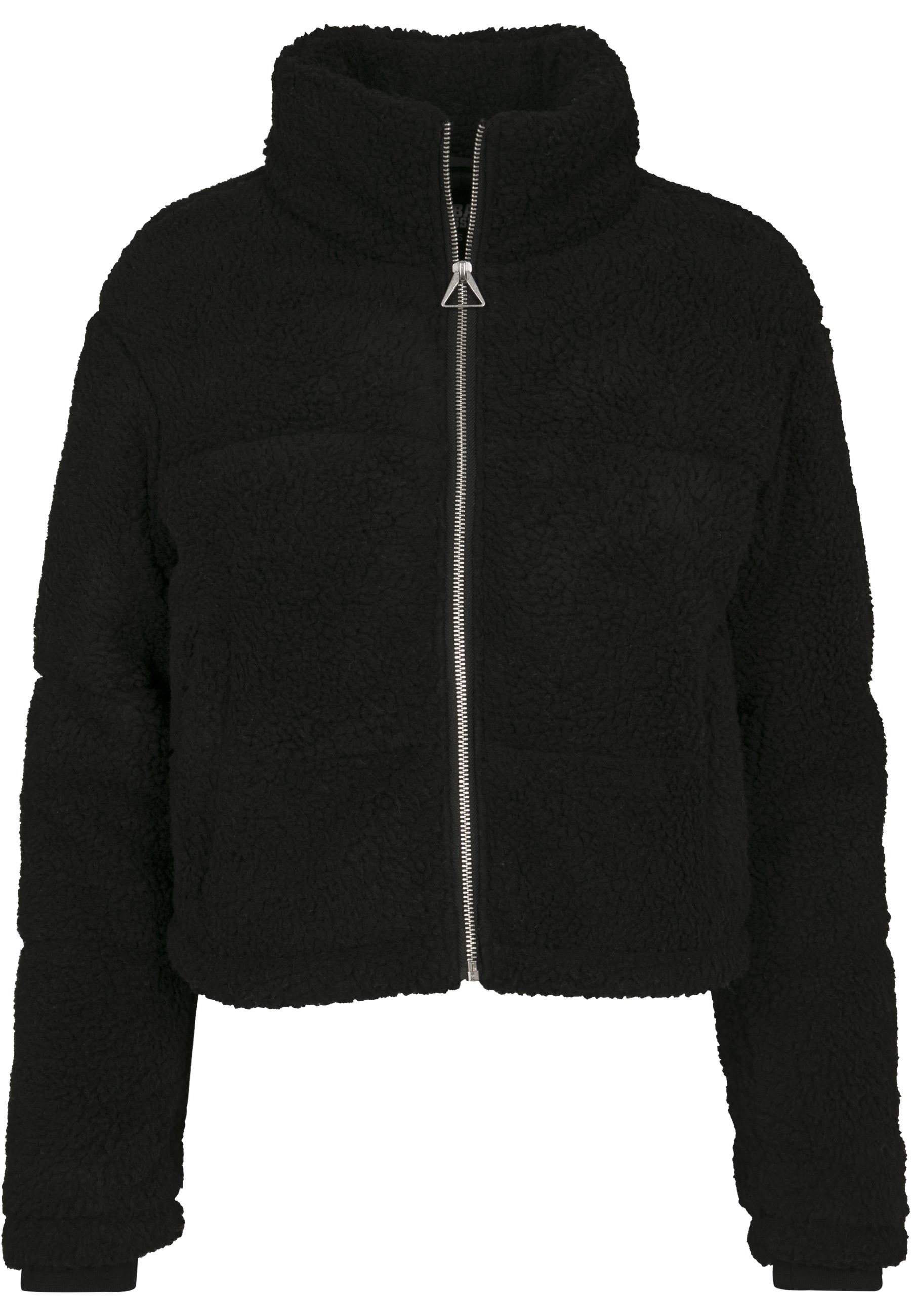 URBAN CLASSICS Winterjacke "Urban Classics Damen Ladies Boxy Sherpa Puffer Jacket" 1 Stk. tlg. ohne Kapuze