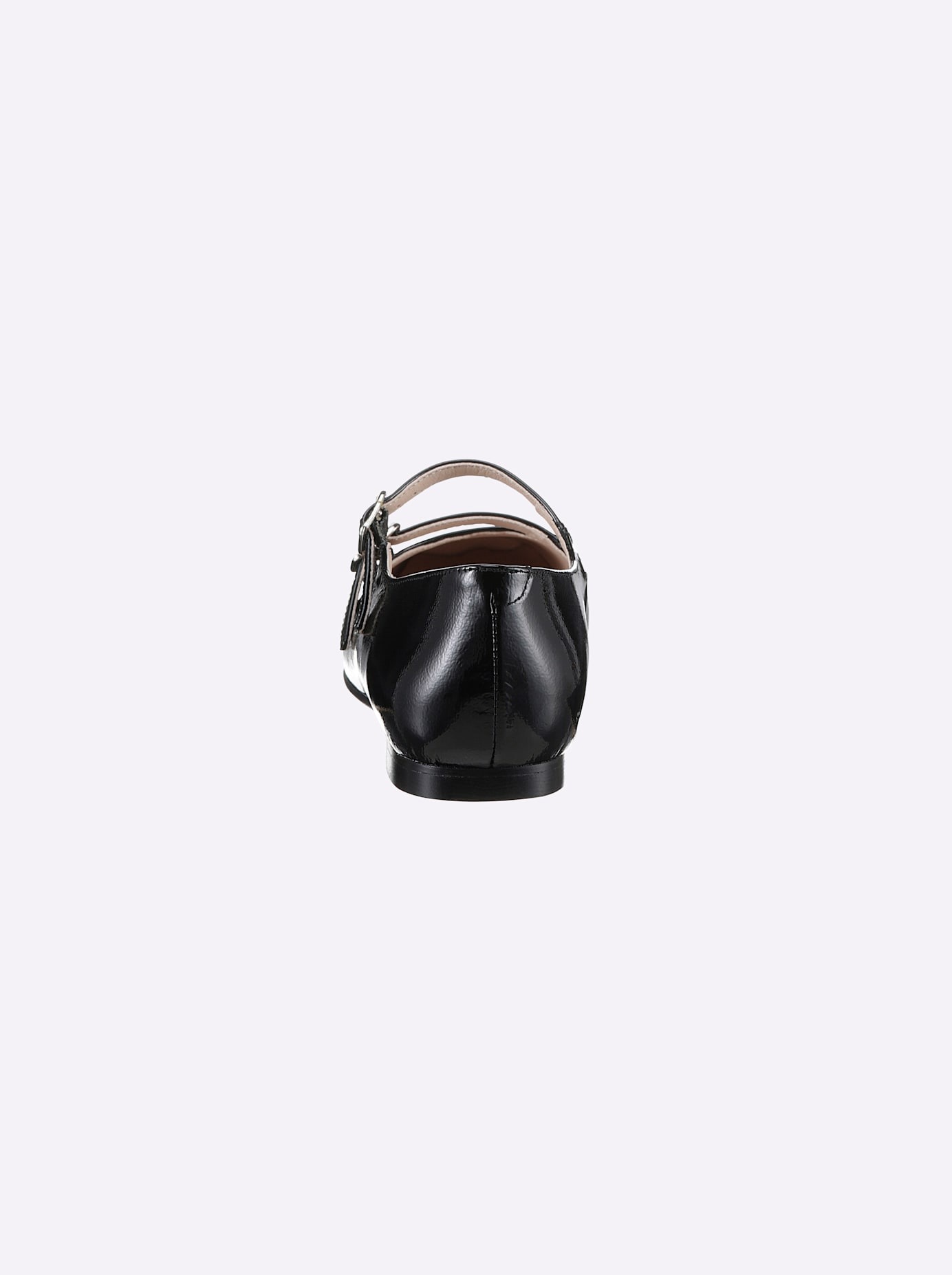 Ballerina HEINE, Damen, Gr. 36, schwarz, Lackleder, Leder, Rindsleder, Schuhe Ballerina 3