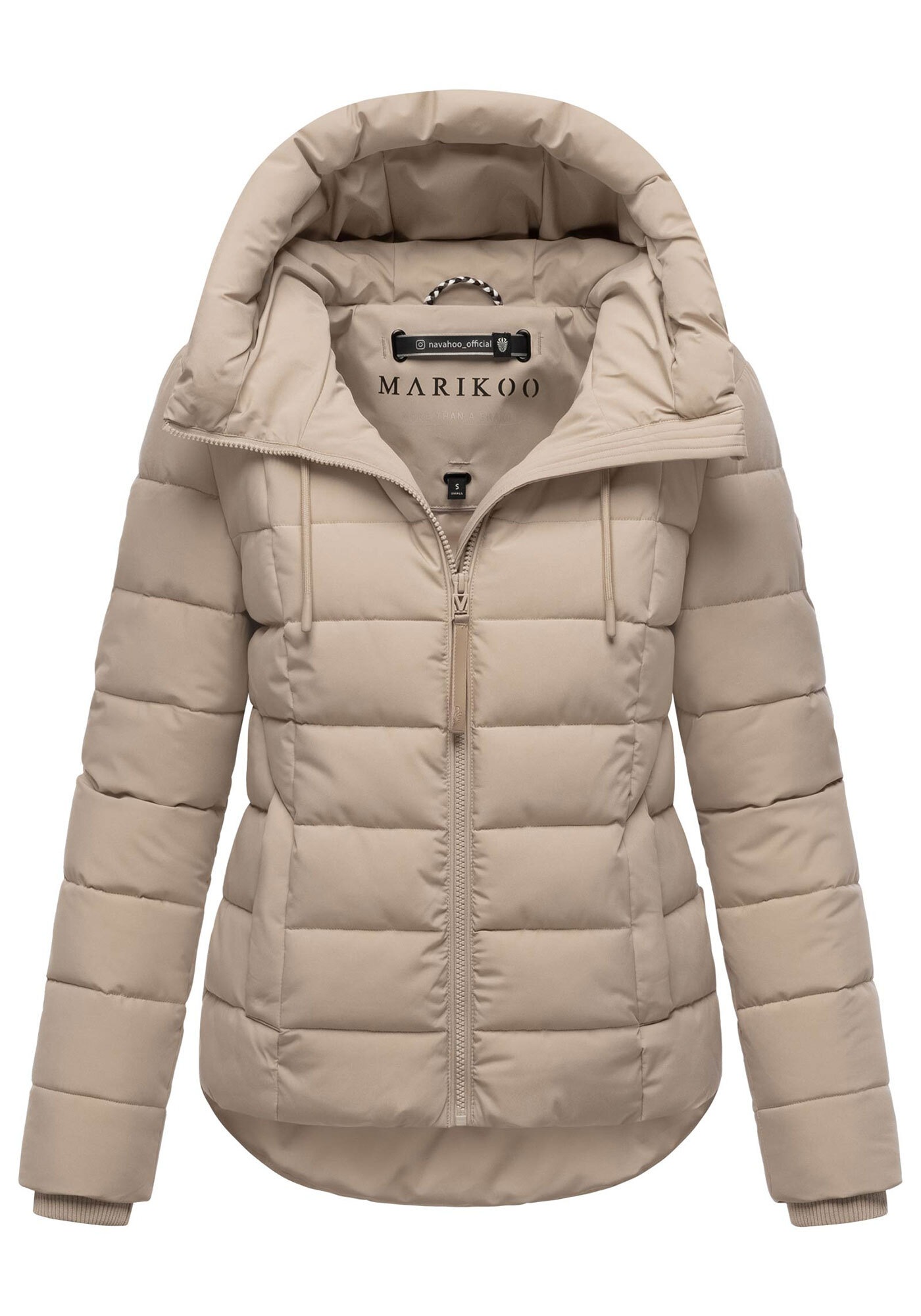Marikoo Winterjacke »Tayenaa«, mit schmaler Steppung und extra hohem Kragen